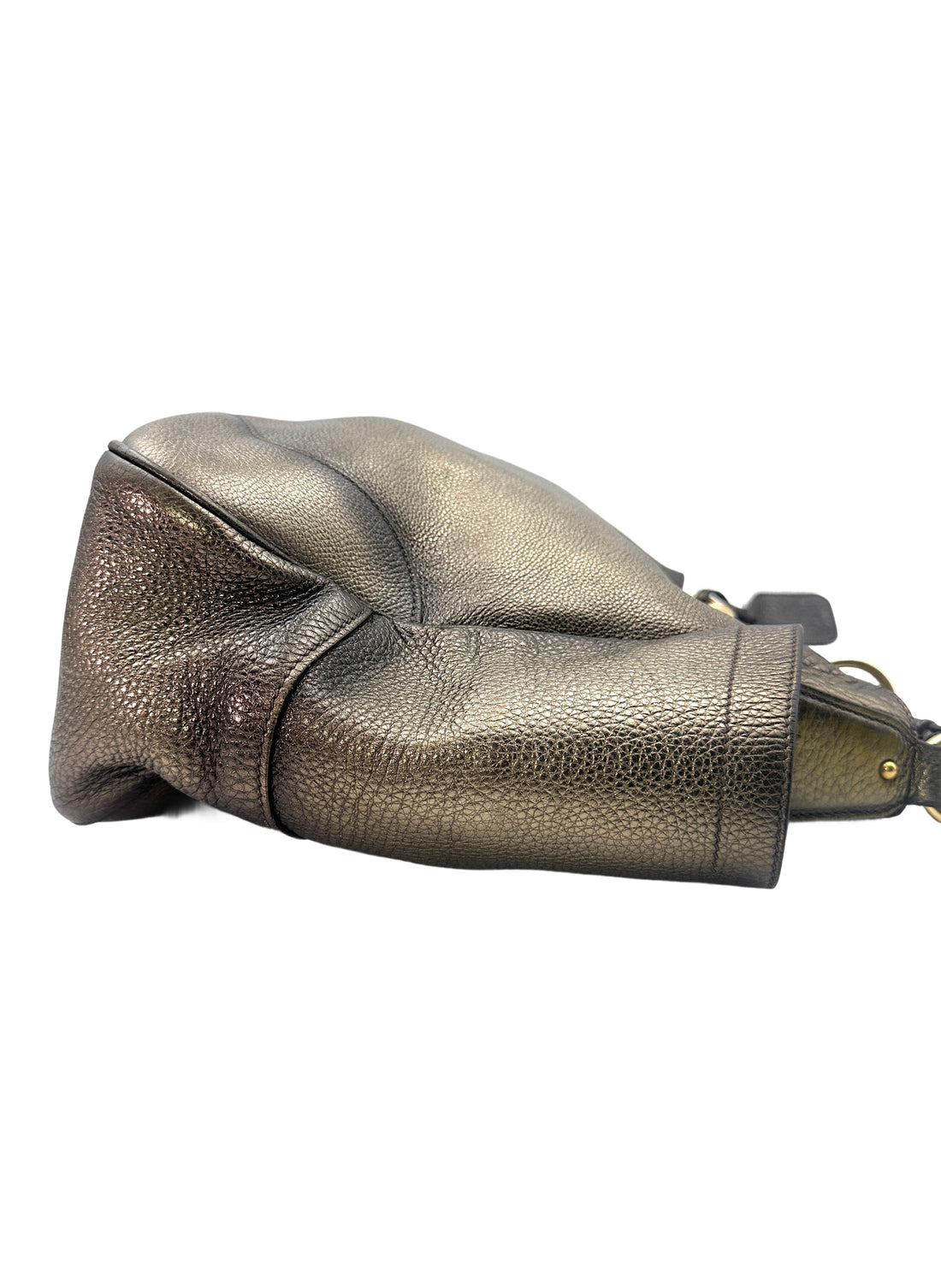 Prada Vitello Daino Brown Leather Handle Bag PR182