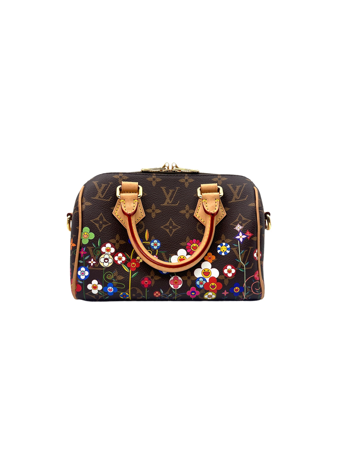 Louis Vuitton x Takashi Murakami Speedy 20 Monogram Canvas Handle Bag LV1886