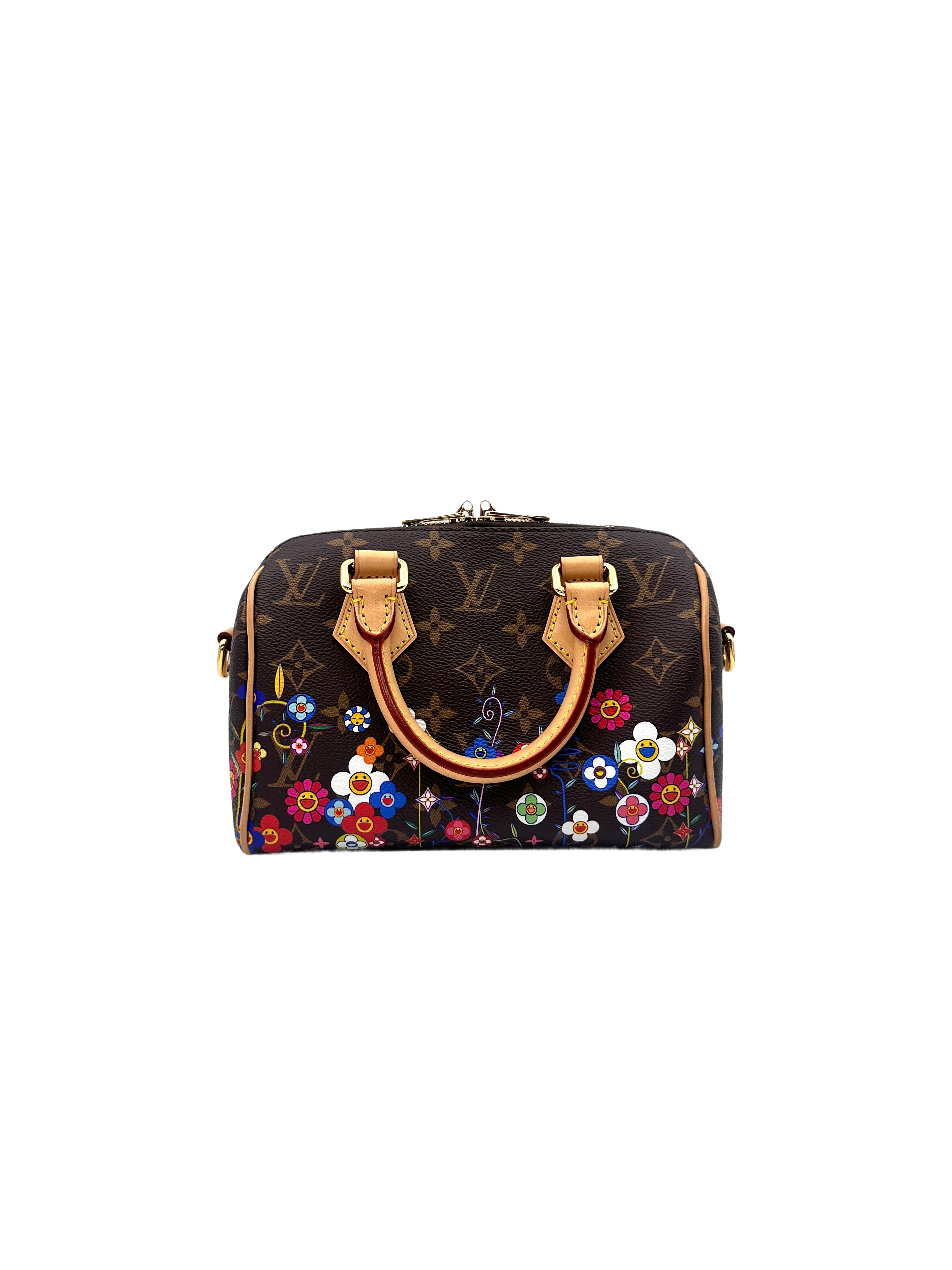 Louis Vuitton x Takashi Murakami Speedy 20 Monogram Canvas Handle Bag LV1886