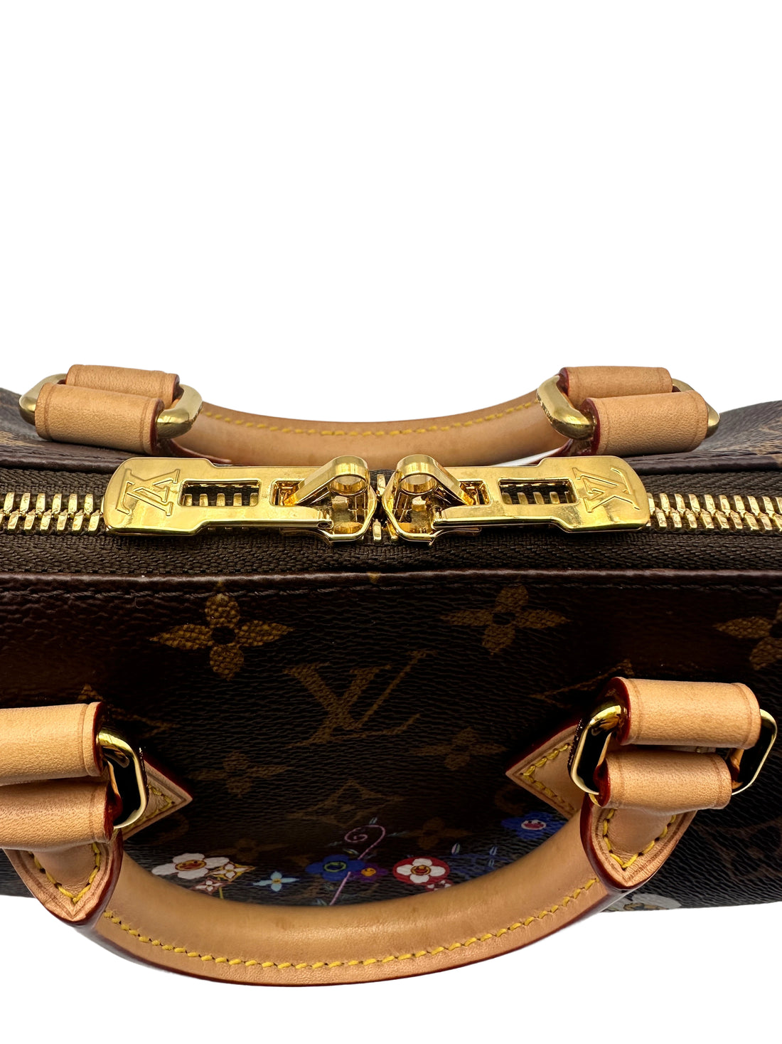 Louis Vuitton x Takashi Murakami Speedy 20 Monogram Canvas Handle Bag LV1886