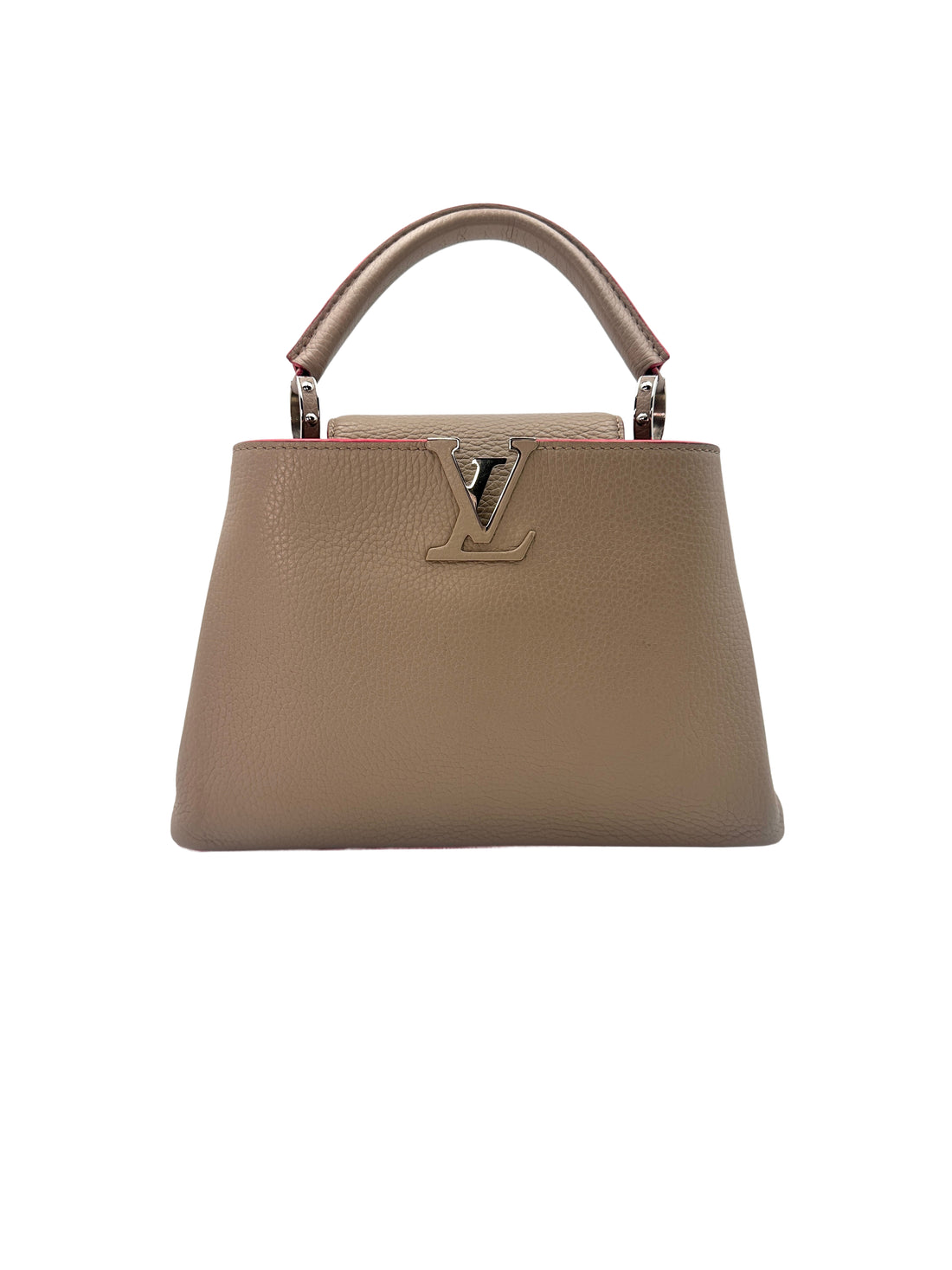 Louis Vuitton Capucines Galet Taurillon Leather Small Size Handle Bag LV1892