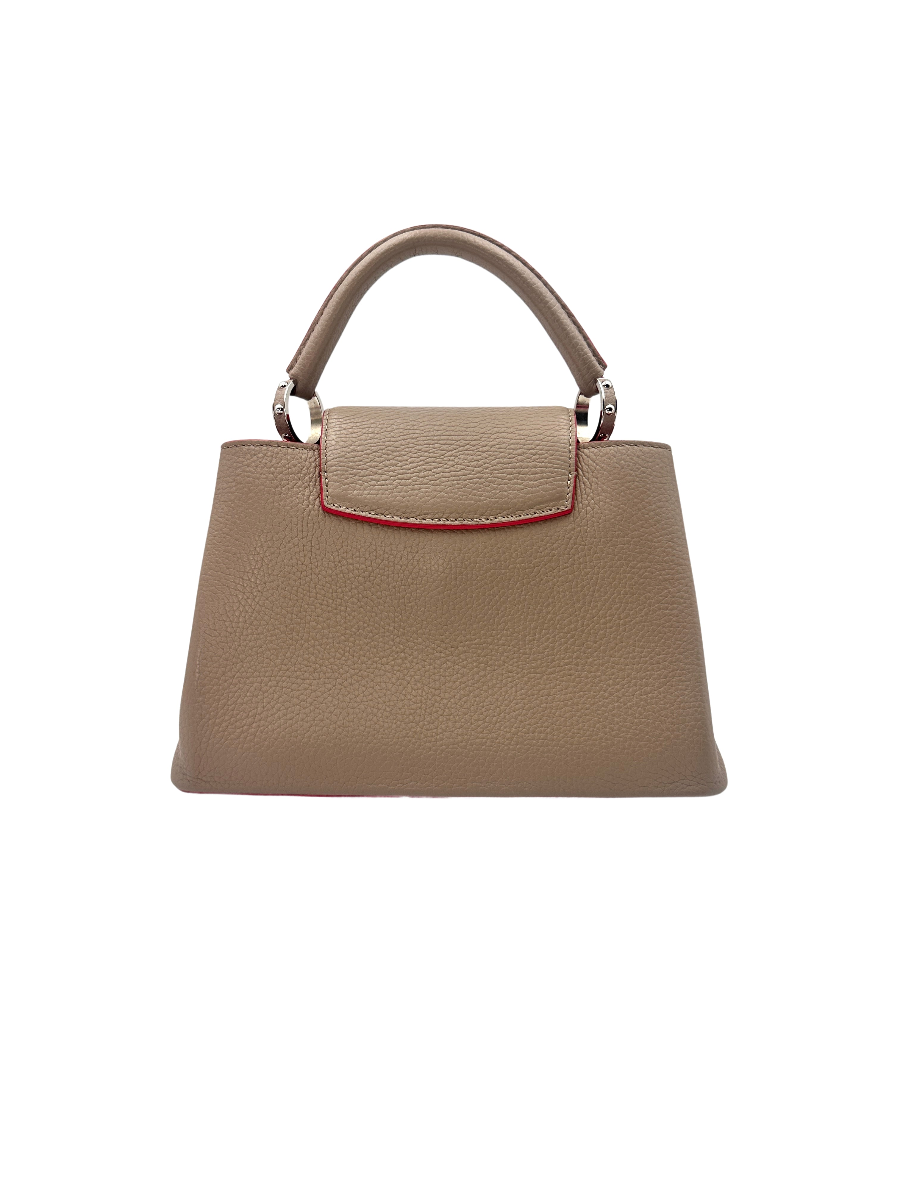 Louis Vuitton Capucines Galet Taurillon Leather Small Size Handle Bag LV1892