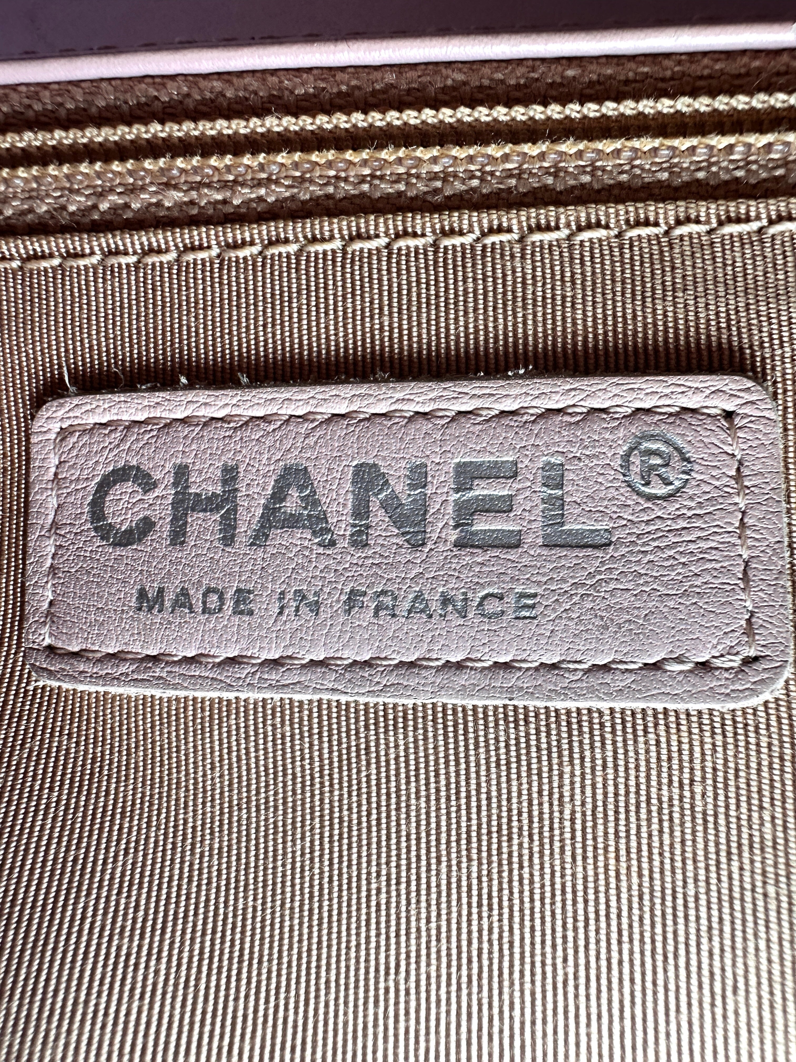 Chanel LeBoy Pink Quilted Leather Large Size Flap Bag With Silver Buckle(20***89) CC1401