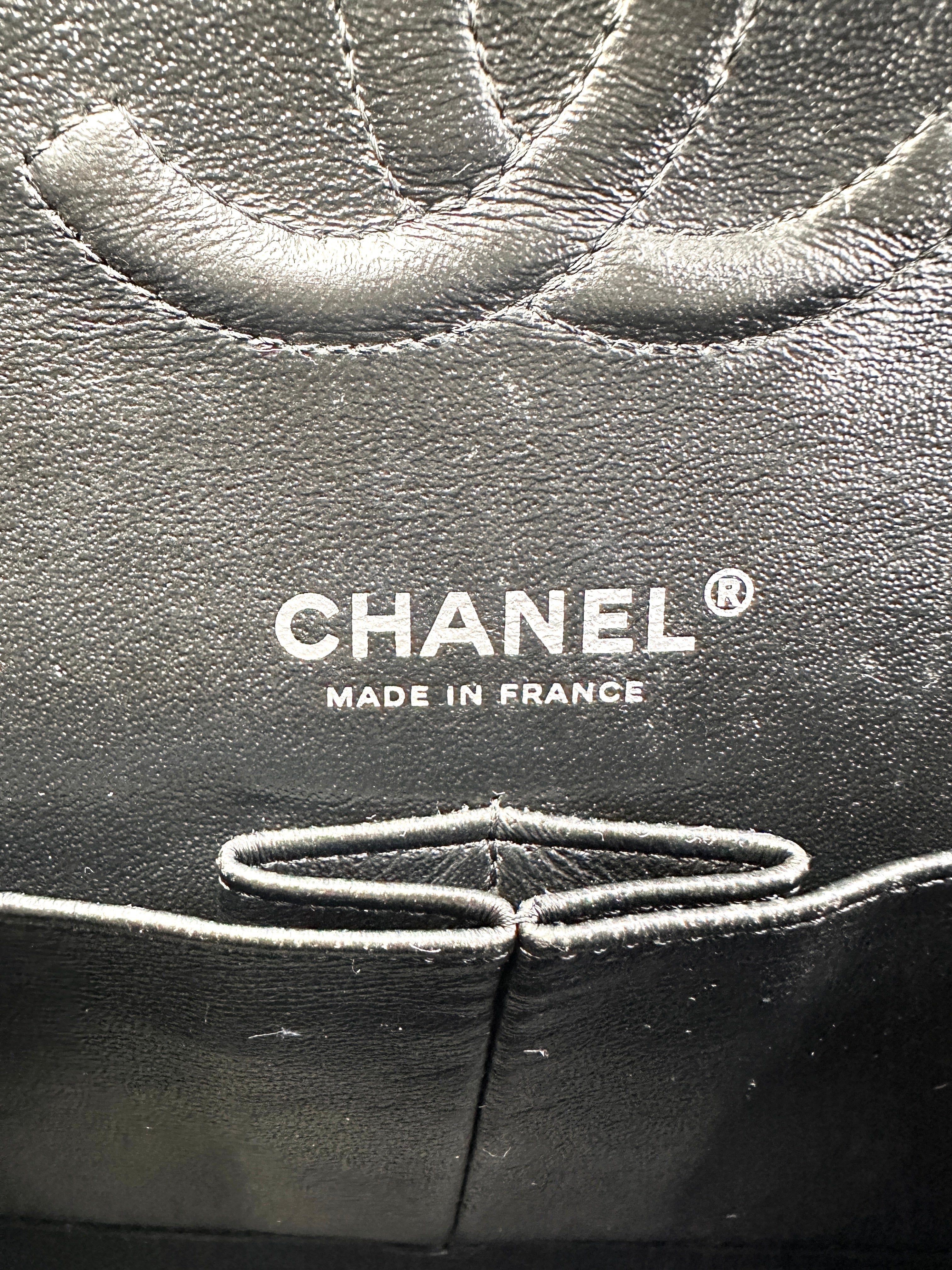 Chanel Classic Flap Black Chevron Quilted Patent Leather Chain Flap Bag With Siilver Buckle(21***41) CC1404