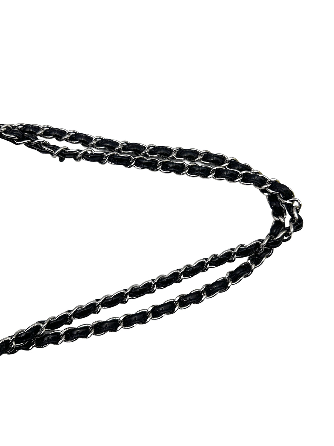 Chanel Classic Flap Black Chevron Quilted Patent Leather Chain Flap Bag With Siilver Buckle(21***41) CC1404