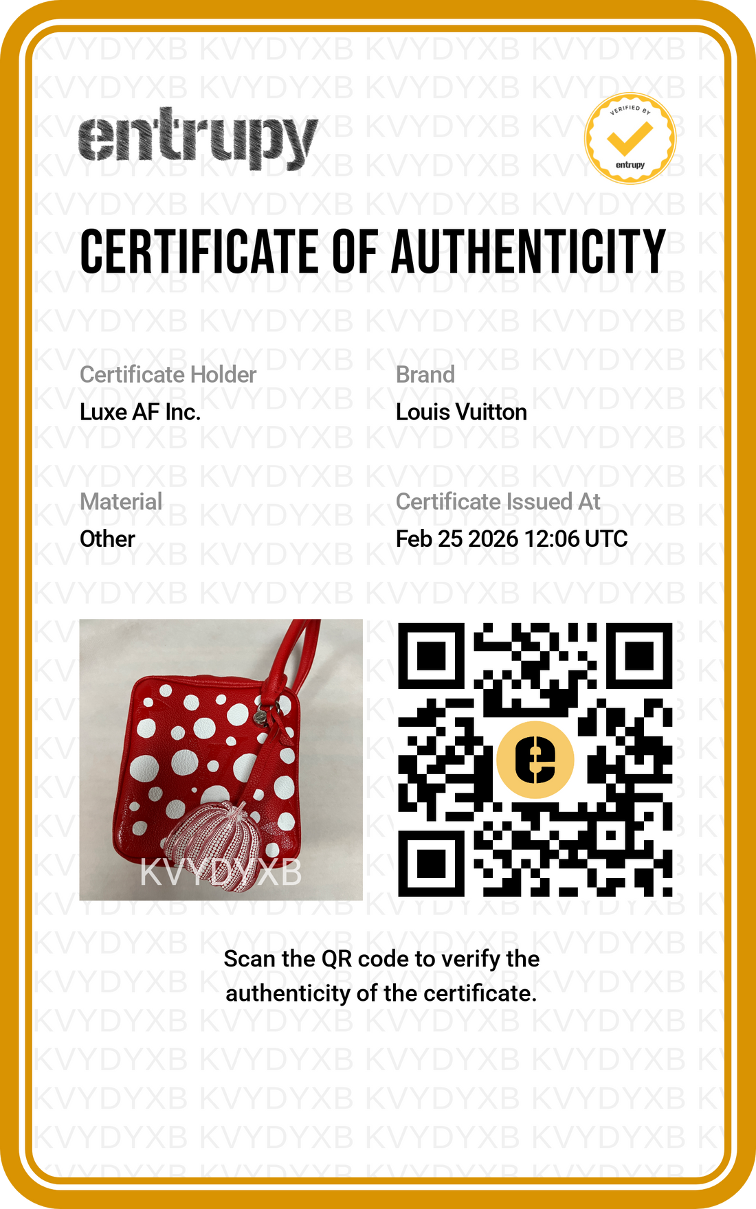 Louis Vuitton x Yayoi Kusama Red Monogram Empreinte Dots Square Bag LV1900