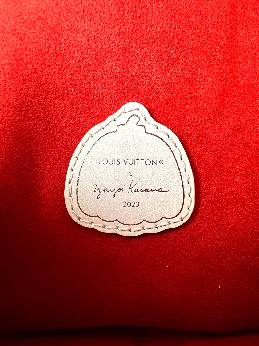 Louis Vuitton x Yayoi Kusama Red Monogram Empreinte Dots Square Bag LV1900