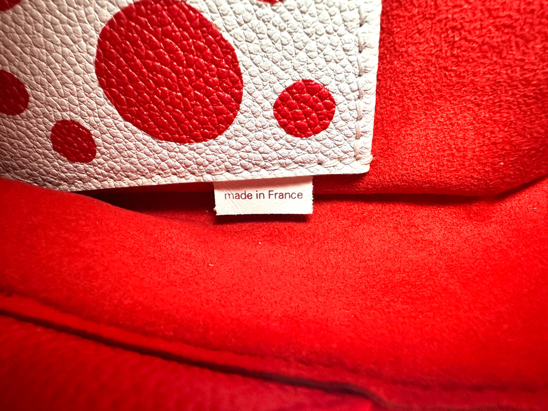 Louis Vuitton x Yayoi Kusama Red Monogram Empreinte Dots Square Bag LV1900