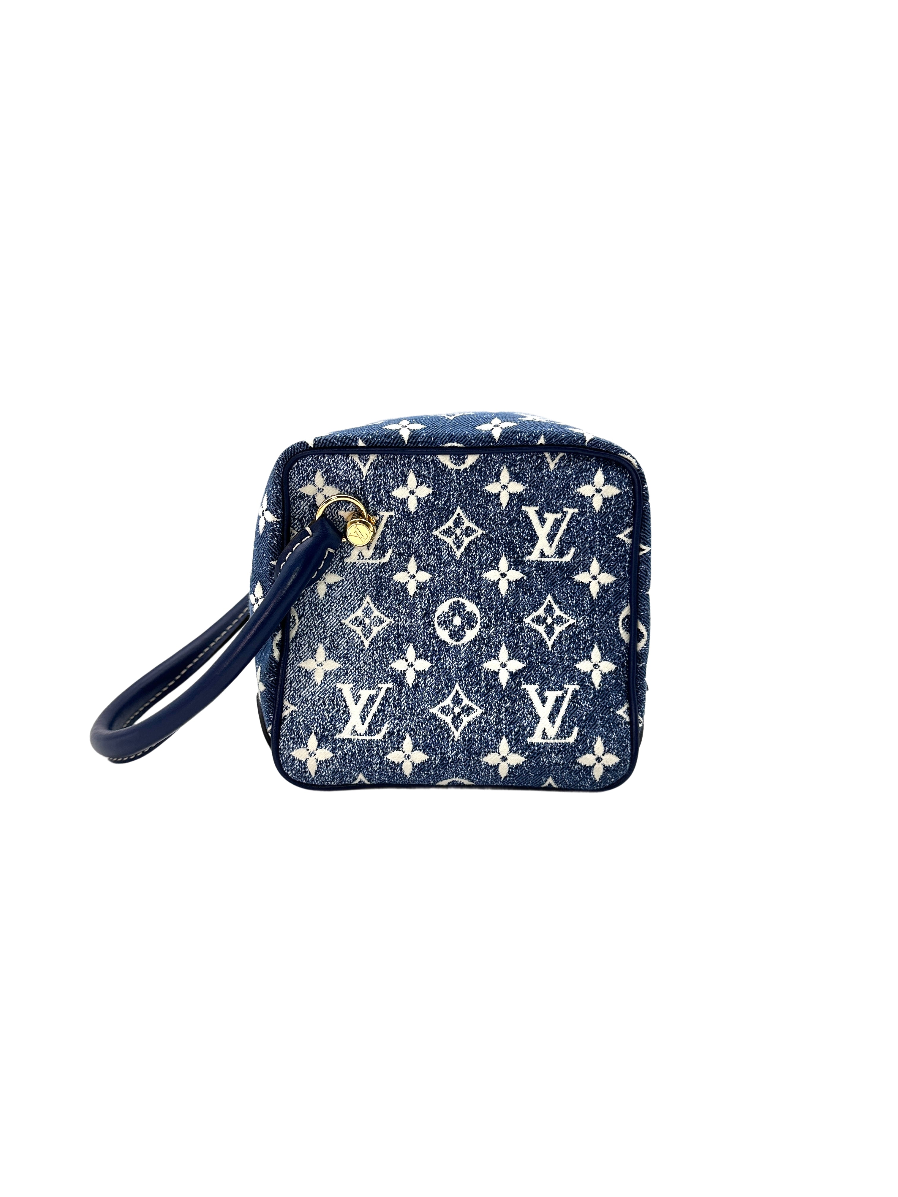 Louis Vuitton Blue Monogram Jacquard Denim Square Bag LV1913