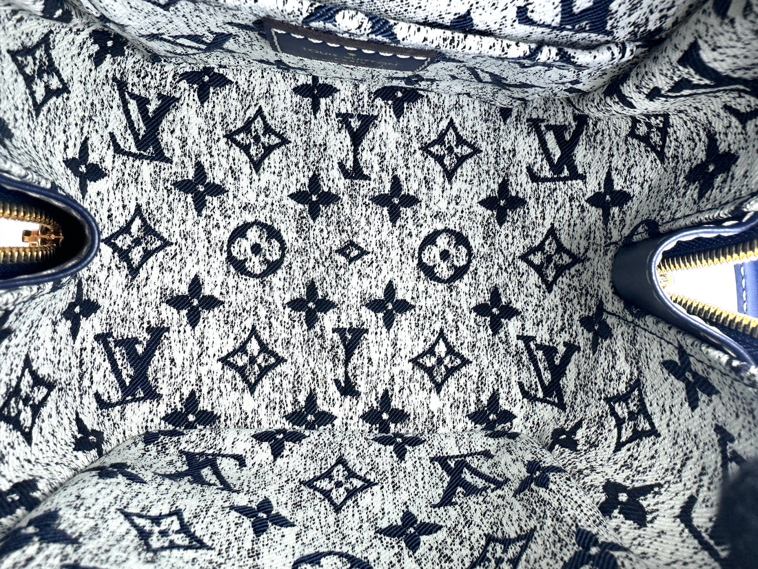 Louis Vuitton Blue Monogram Jacquard Denim Square Bag LV1913