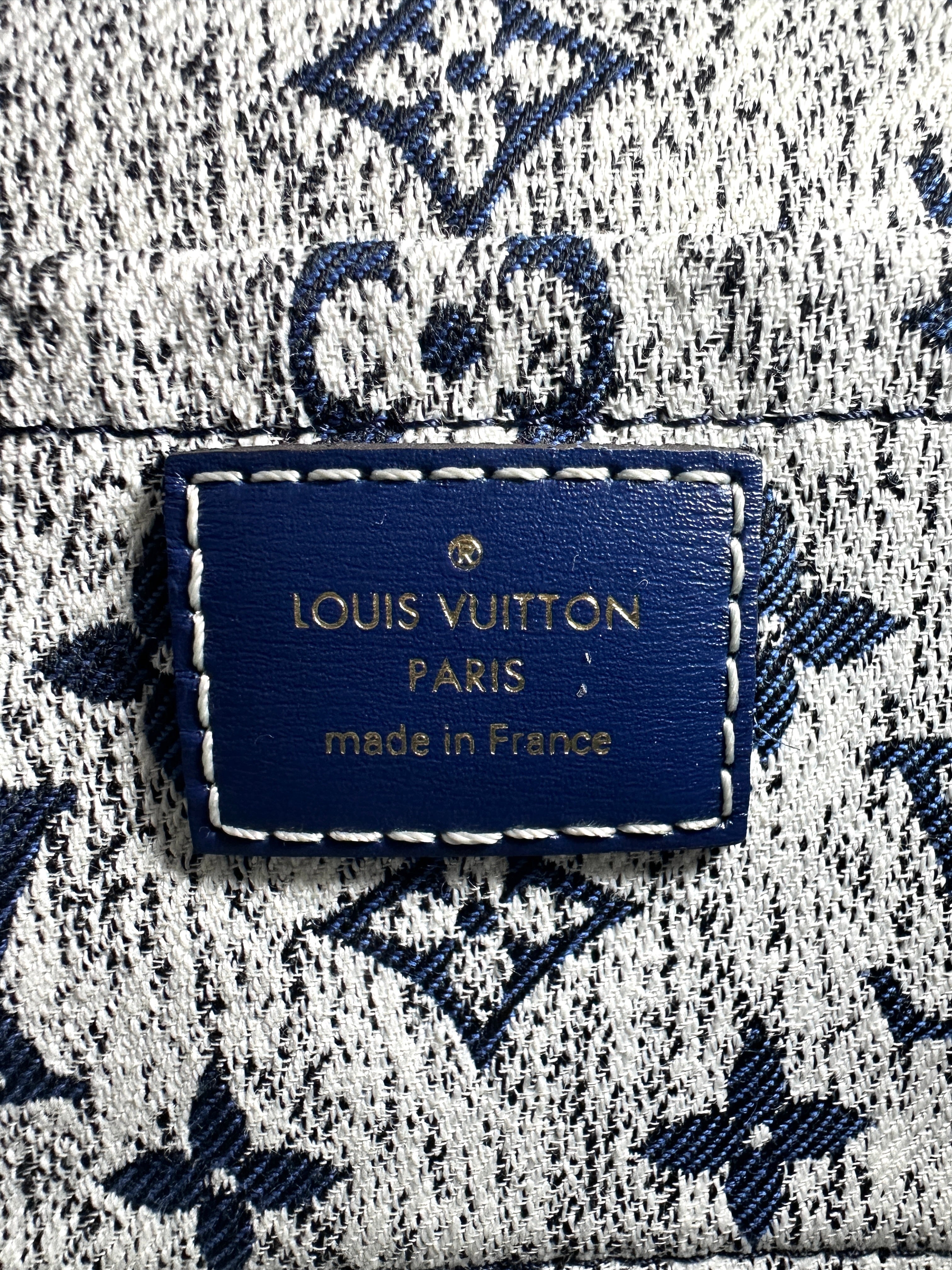 Louis Vuitton Blue Monogram Jacquard Denim Square Bag LV1913