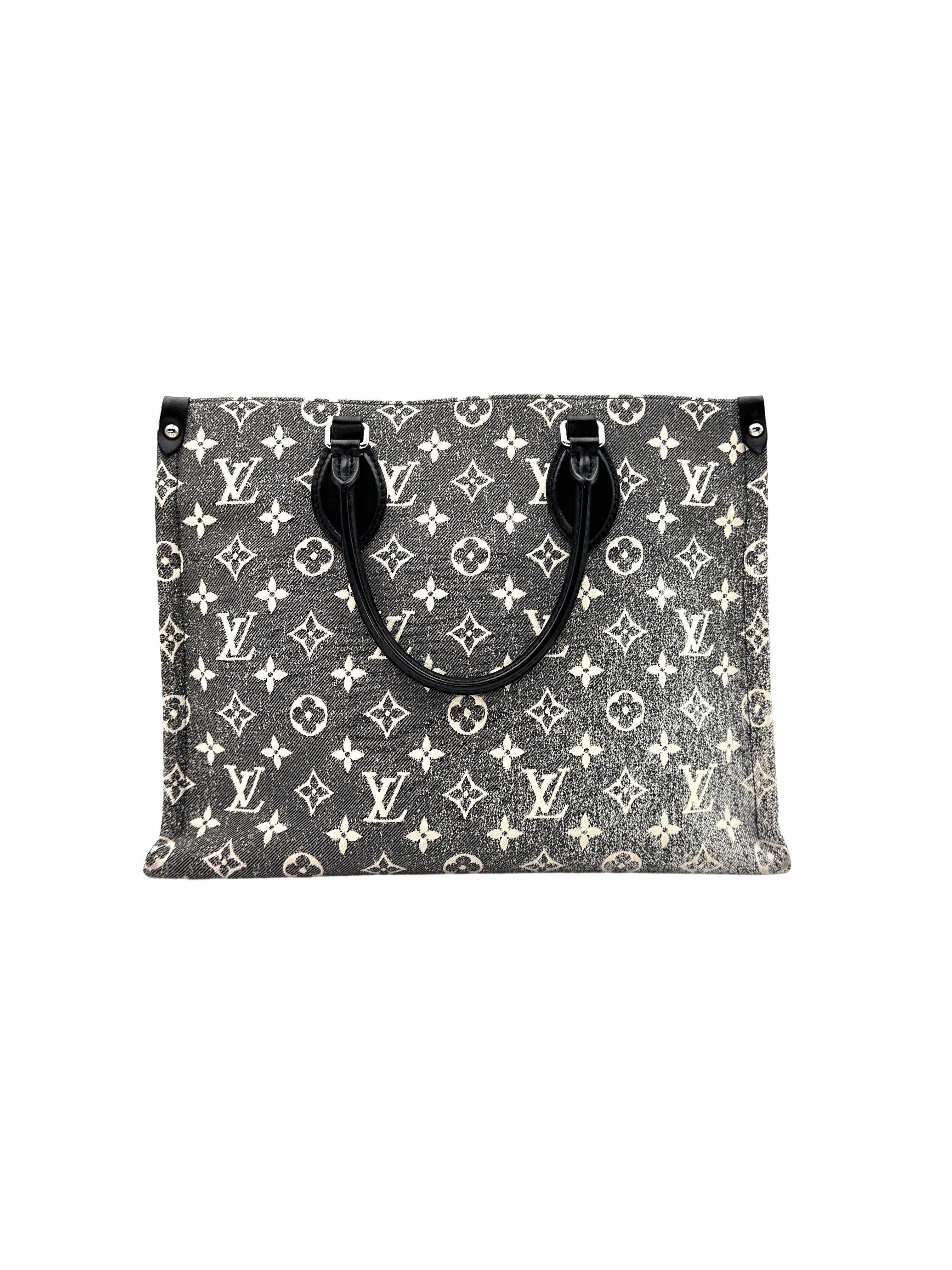 Louis Vuitton OnTheGo MM Monogram Jacquard Denim Handle Bag LV1915