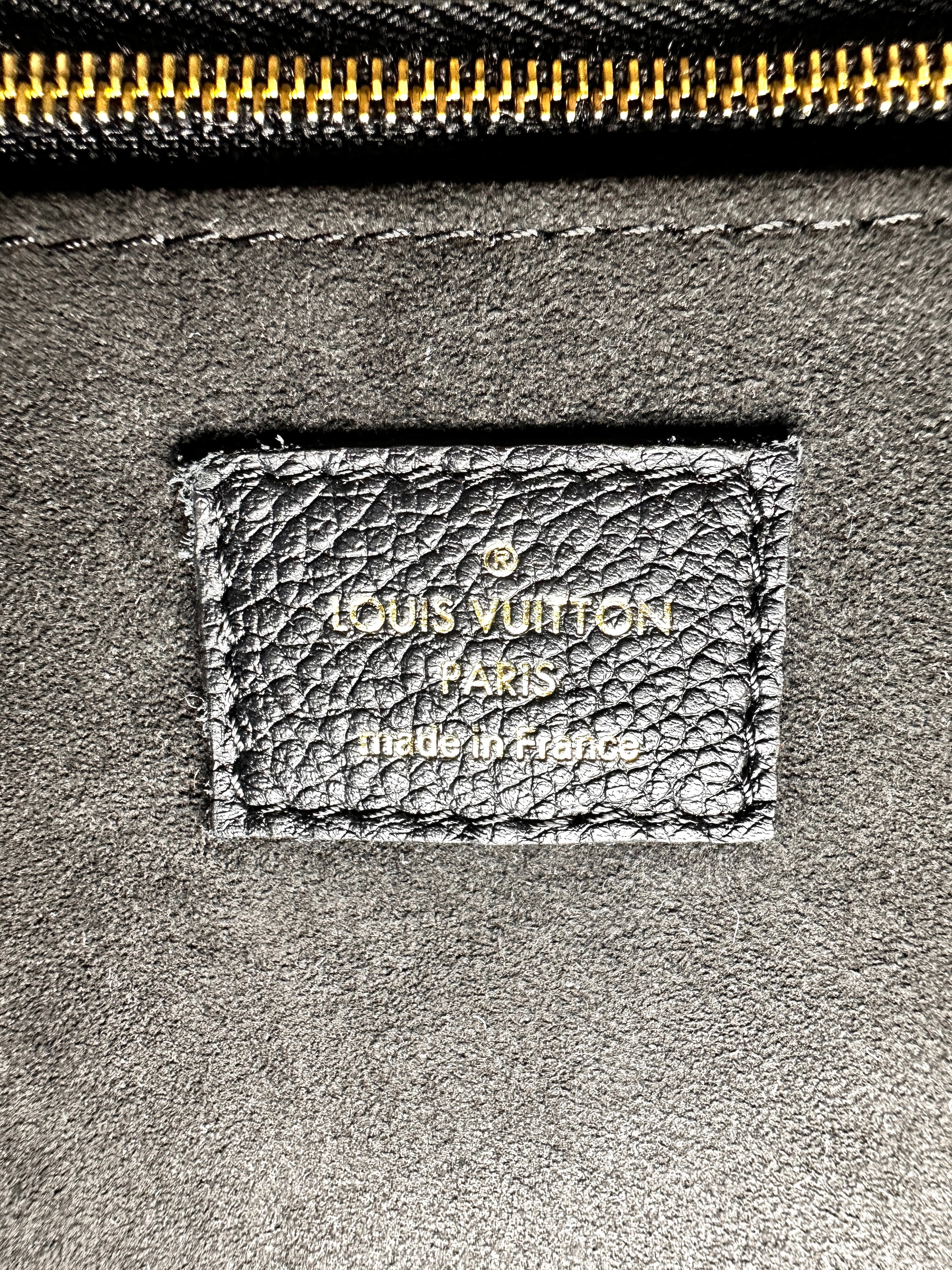 Louis Vuitton Saint Germain Black Monogram Empreinte Leather Shoulder Bag LV1896