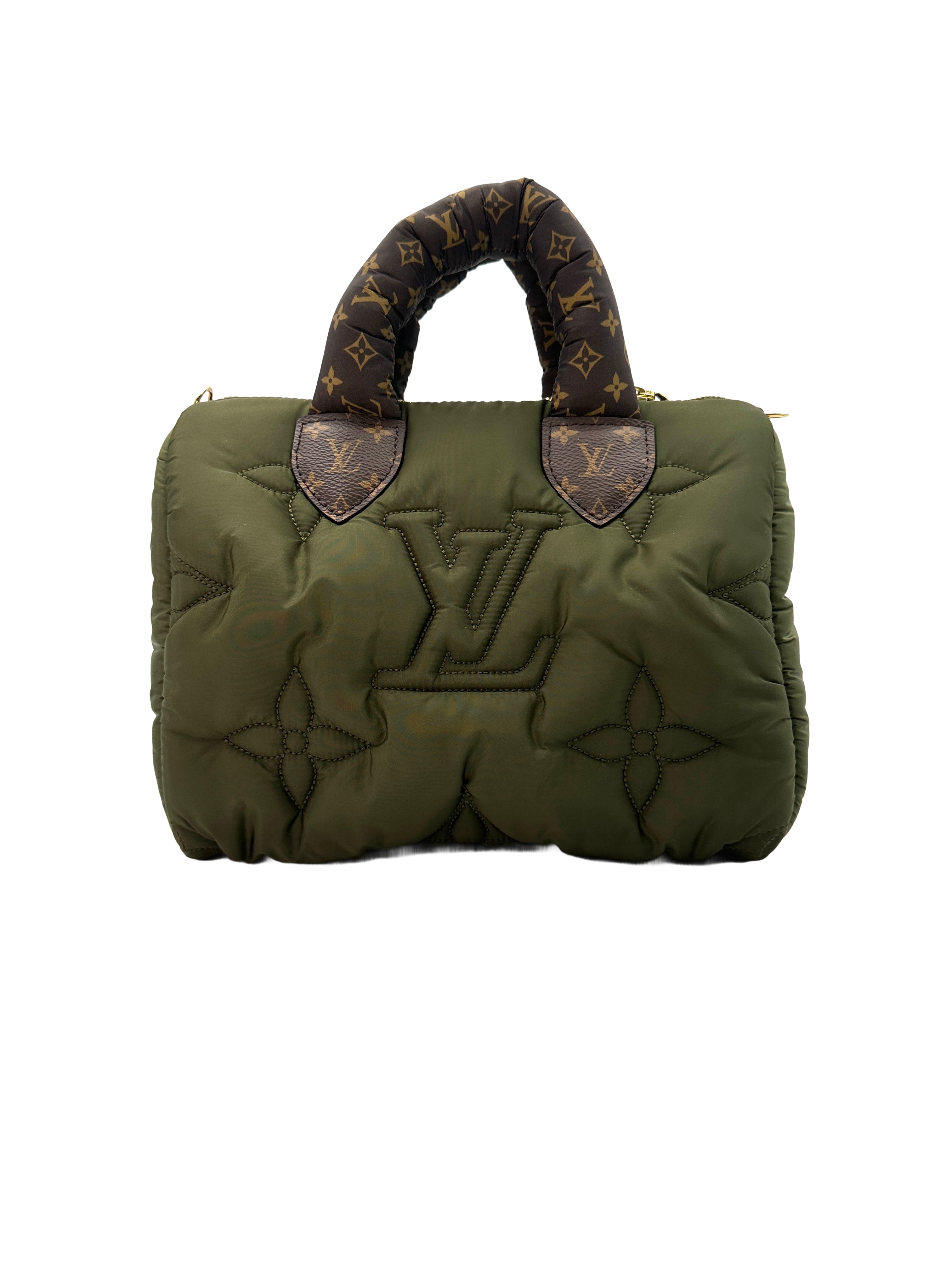 Louis Vuitton Pillow Speedy 25 Green Handle Bag IRIS004