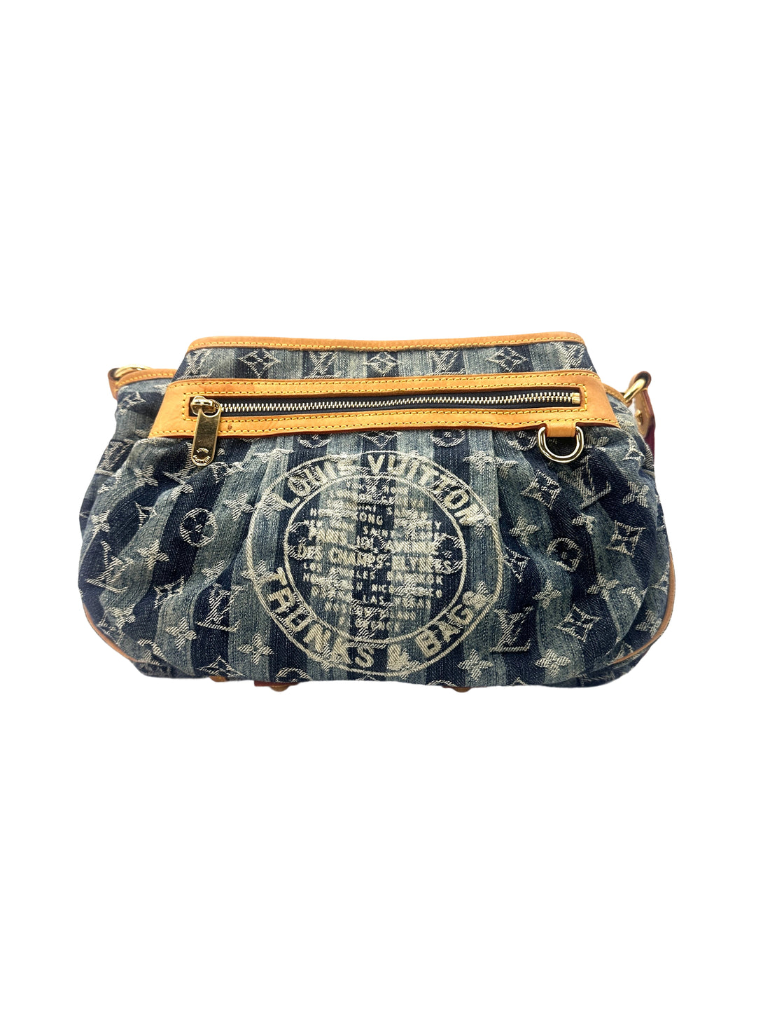 Louis Vuitton Blue Denim Raye Porte Epaule Shoulder Bag LV1916