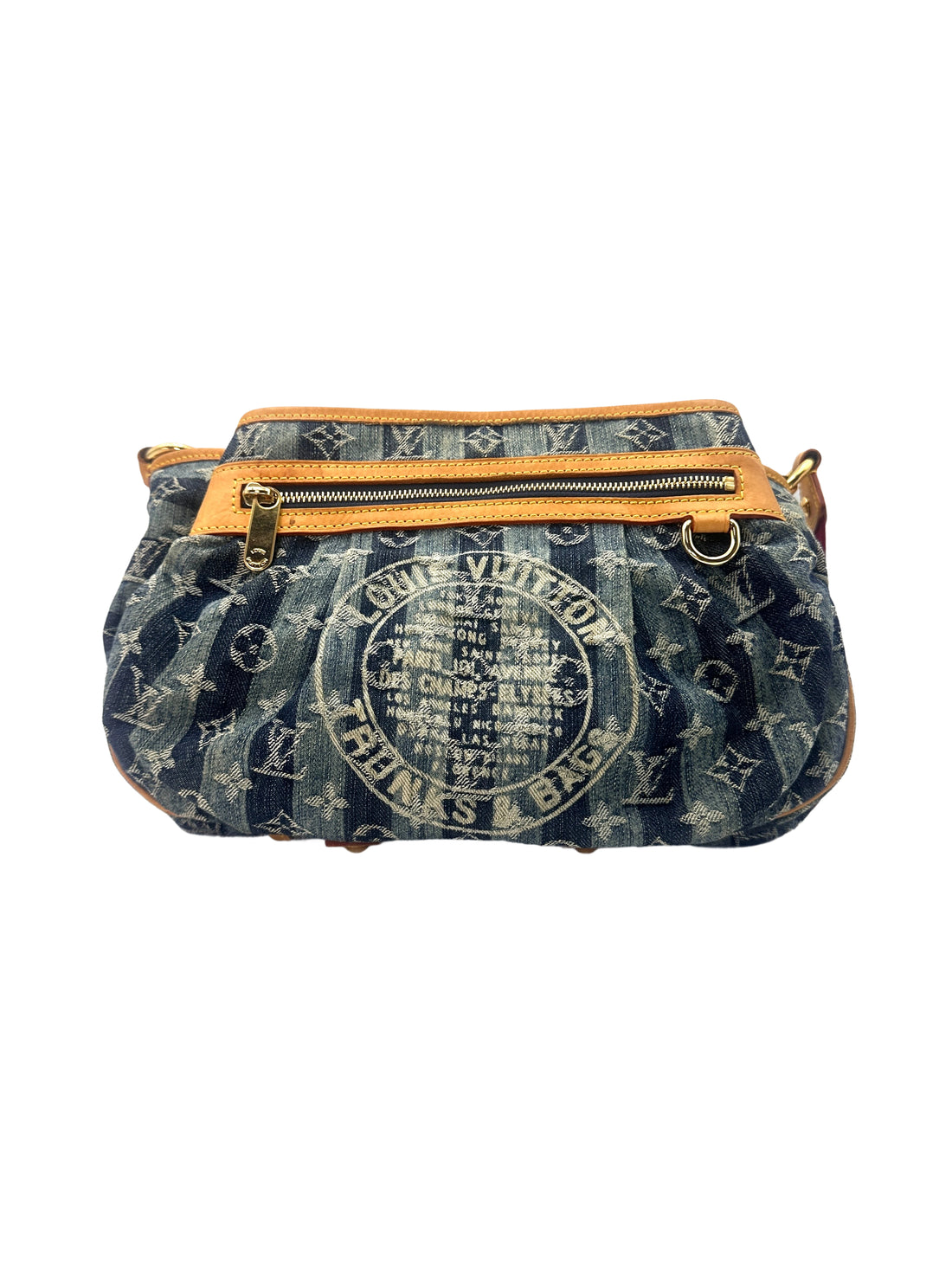 Louis Vuitton Blue Denim Raye Porte Epaule Shoulder Bag LV1916