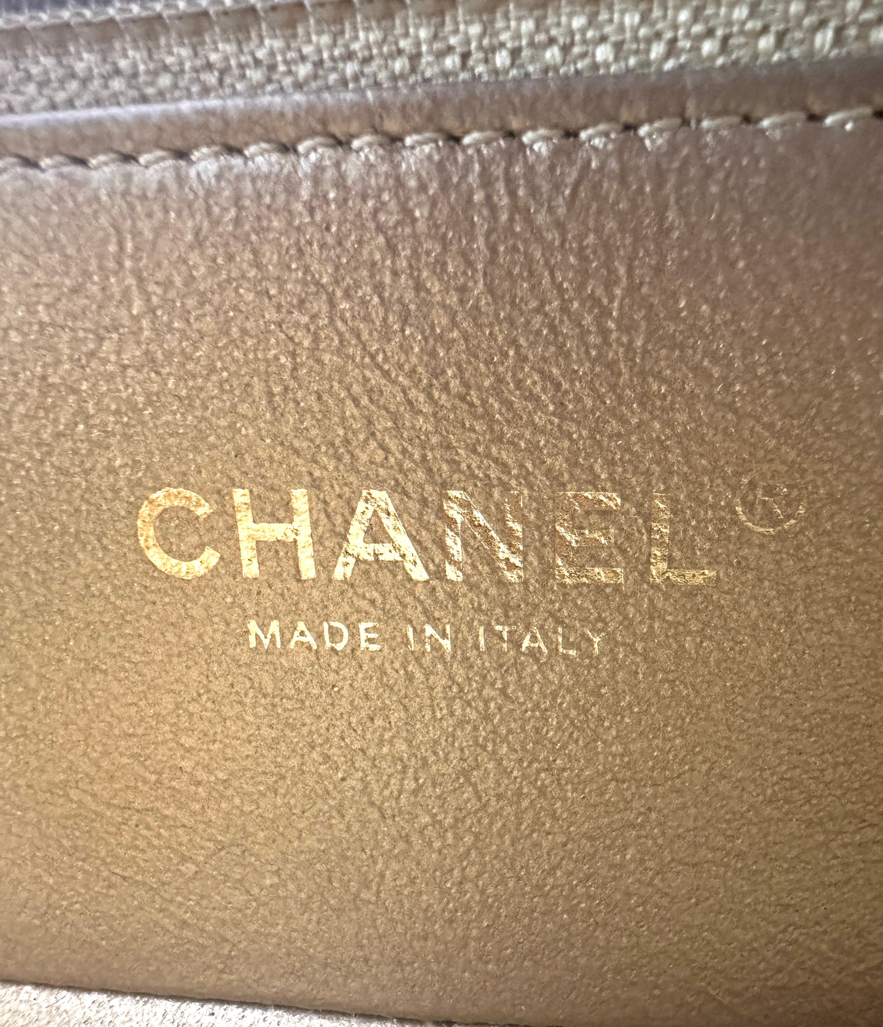 Chanel Octagon CC Clasp Black Quilted Leather Chain Shoulder Bag(23***30) CC1410