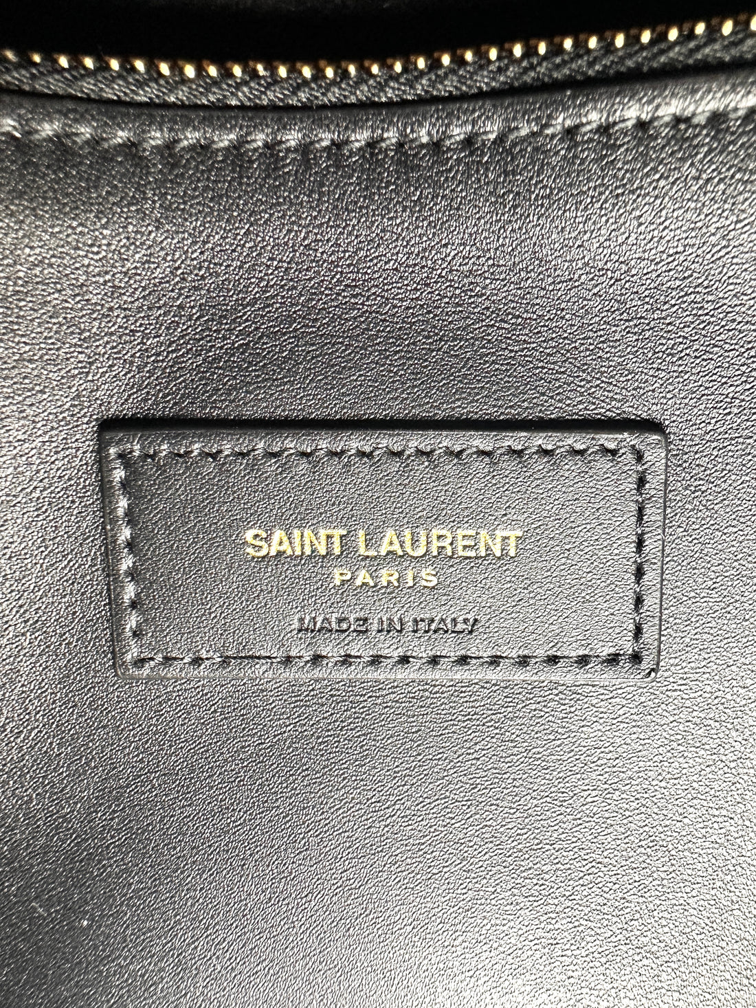 Saint Laurent Le5a7 Black Grained Leather Hobo Bag Sl160
