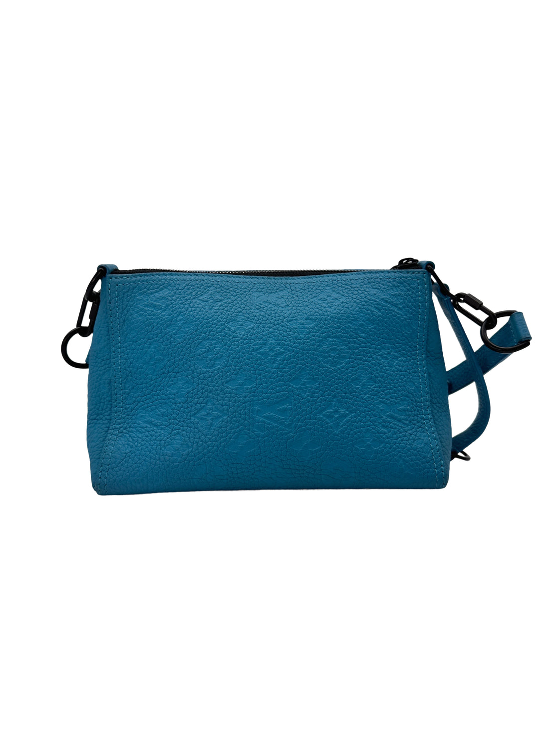 Louis Vuitton Taurillon Monogram Turquoise Triangle Blue Messenger Bag LV1918