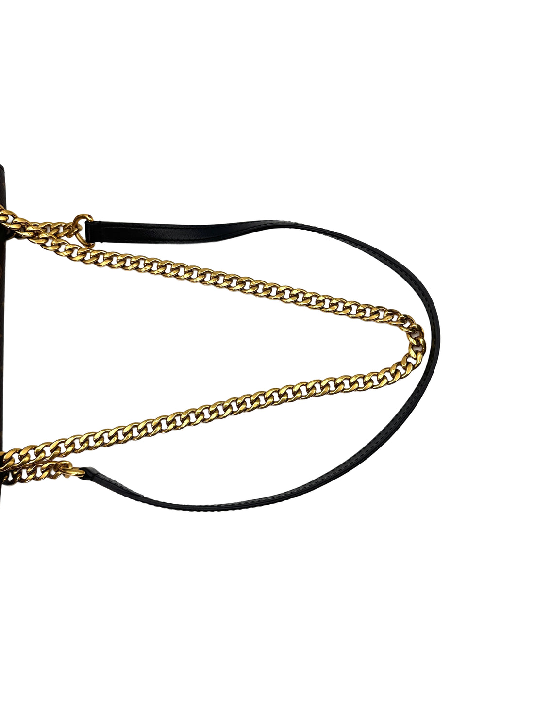 Louis Vuitton Passy Brown Monogram Chain Shoulder Bag LV1919
