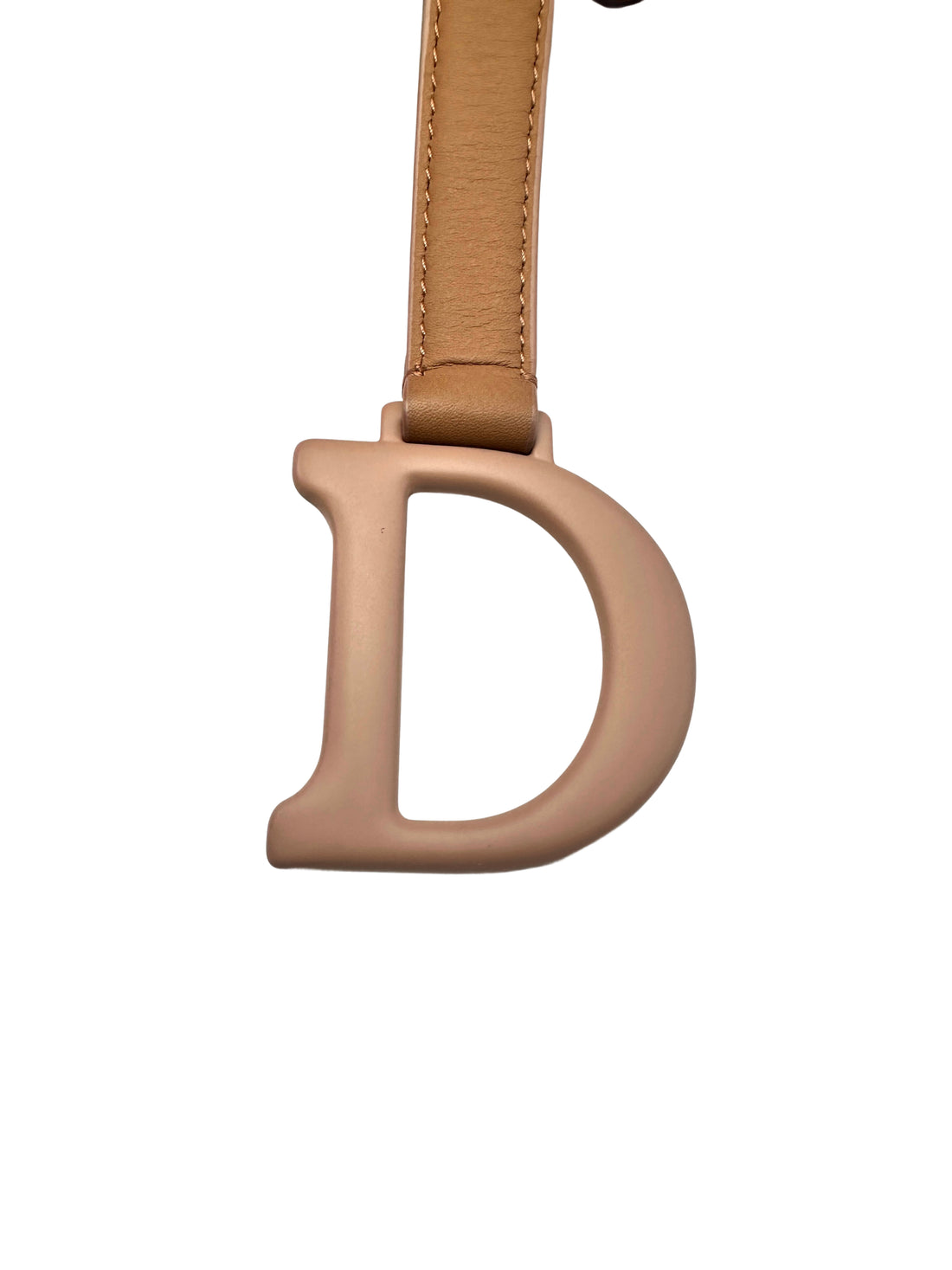 Christian Dior Brown Leather Medium Size Saddle Bag DR497