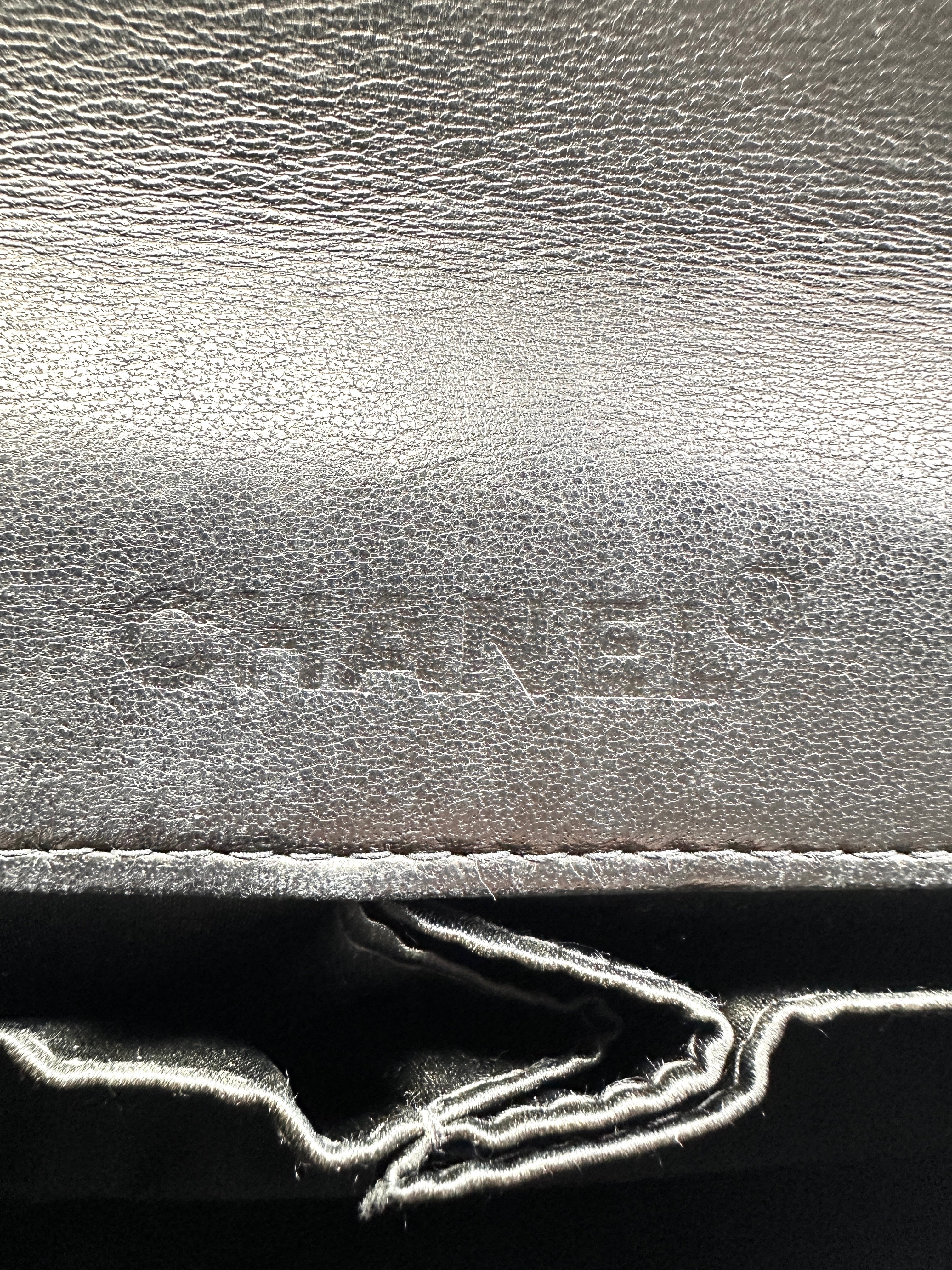 Chanel Chocolate Bar Black Patent Leather Chain Shoulder Bag(62***41) CC1413