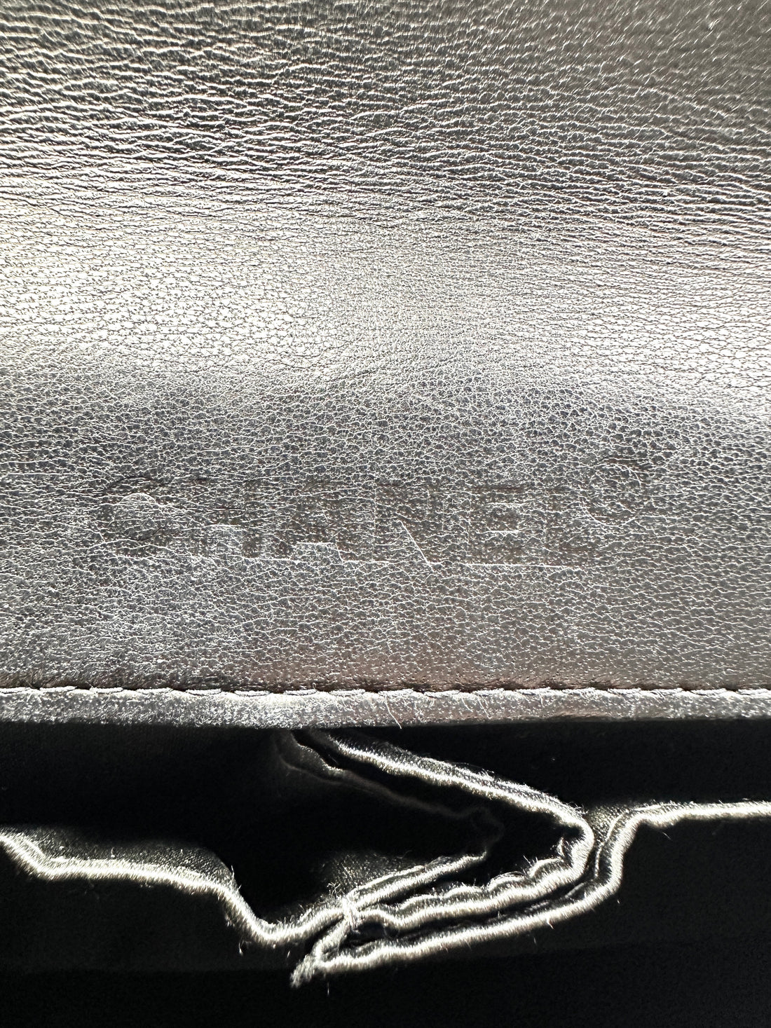 Chanel Chocolate Bar Black Patent Leather Chain Shoulder Bag(62***41) CC1413
