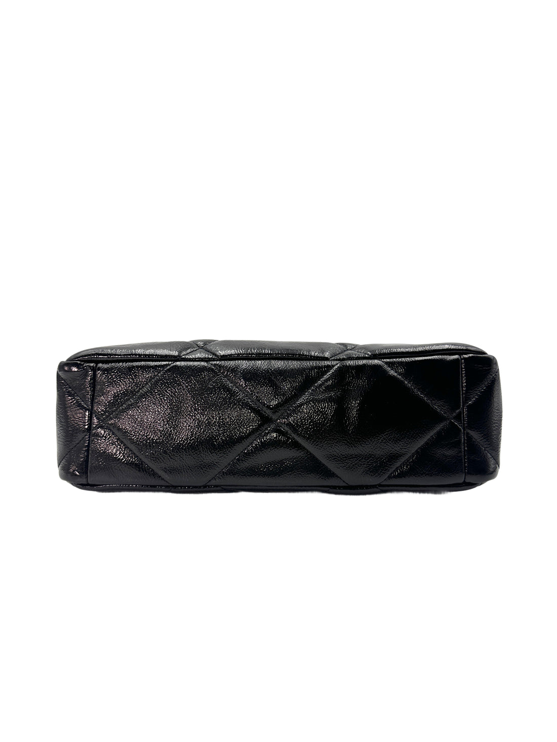 Chanel 19 Black Quilted Leather Mediem Size Flap Bag With Gold Hardware(30***77) IRIS008
