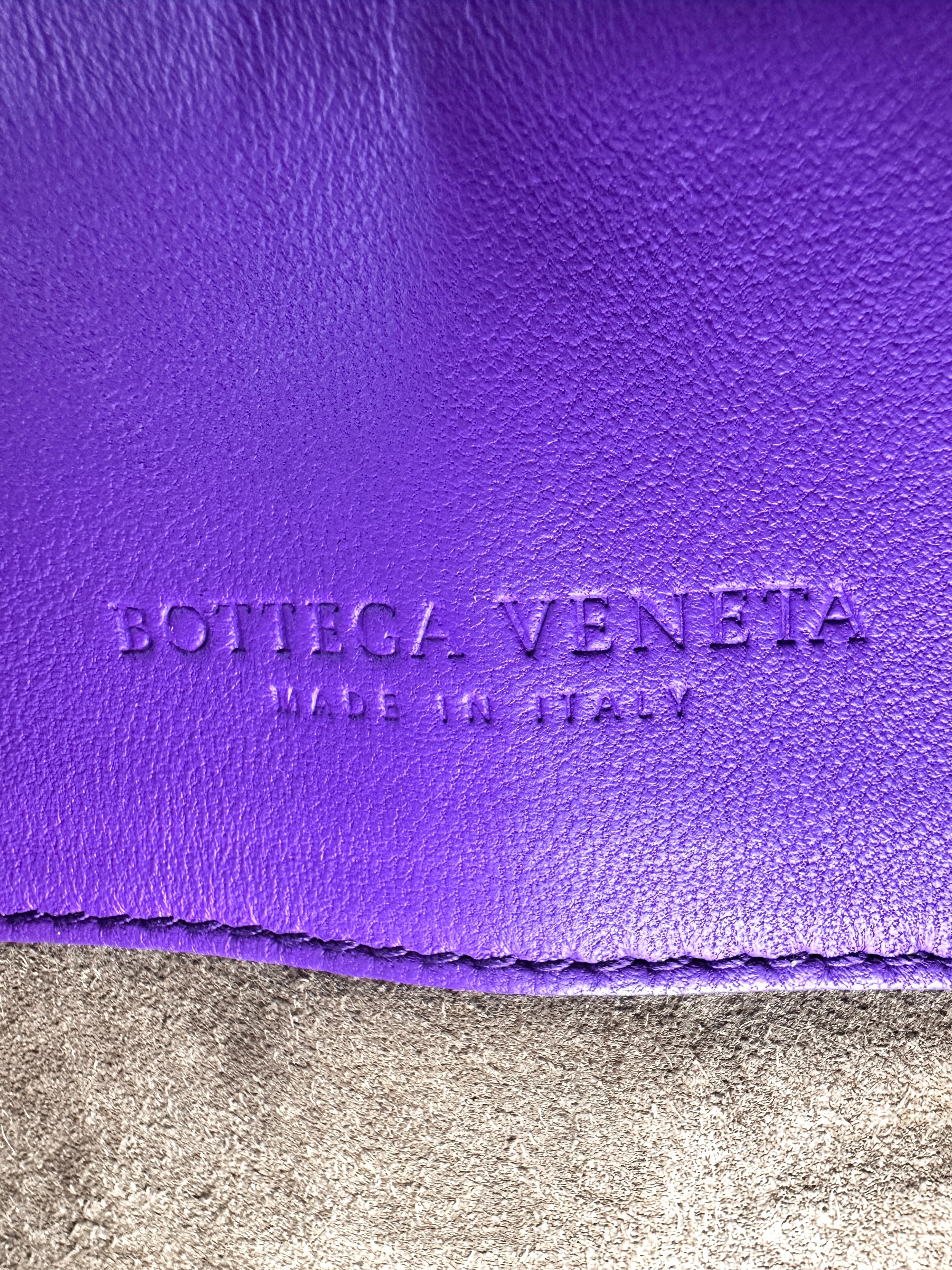 Bottega Veneta Olimpia Purple Intrecciato Medium Size Shoulder Bag BV100