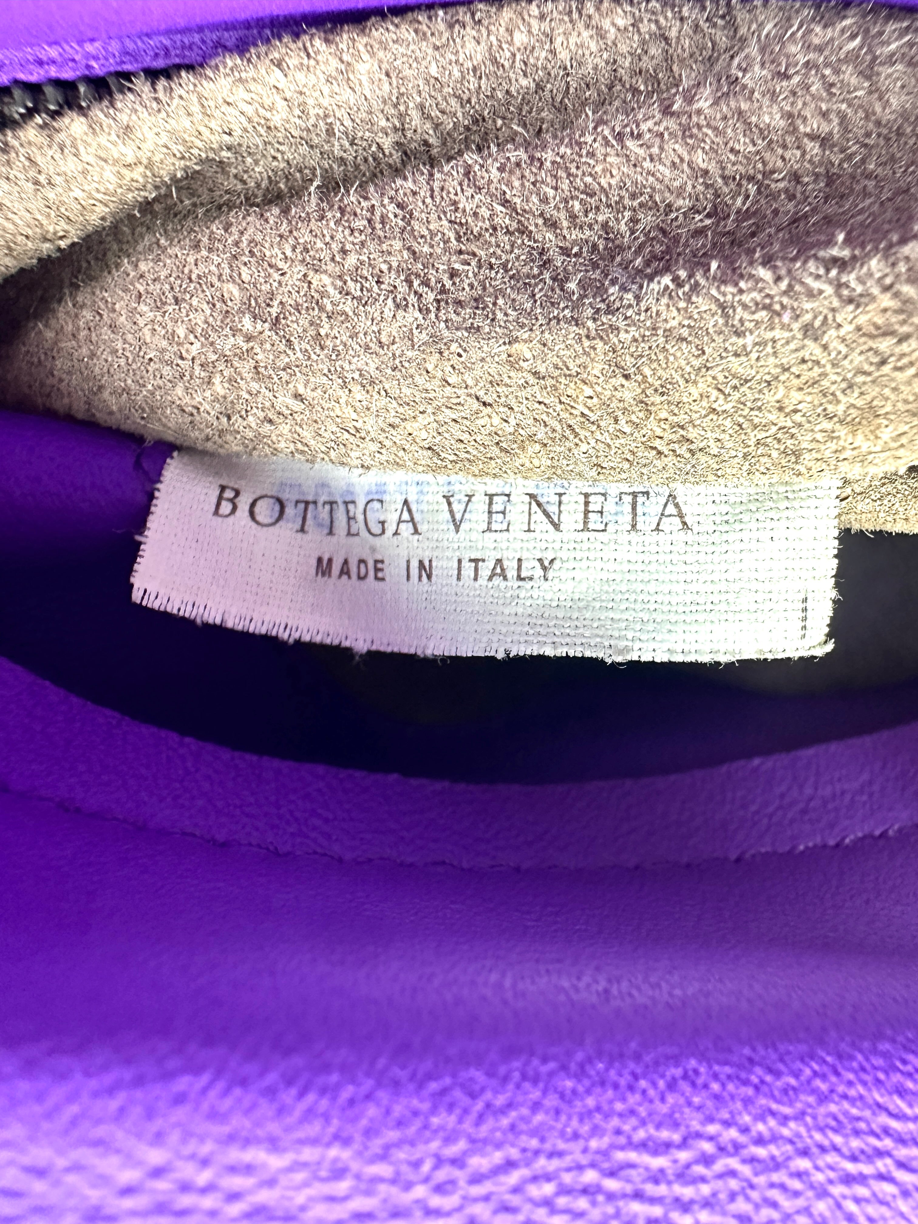 Bottega Veneta Olimpia Purple Intrecciato Medium Size Shoulder Bag BV100