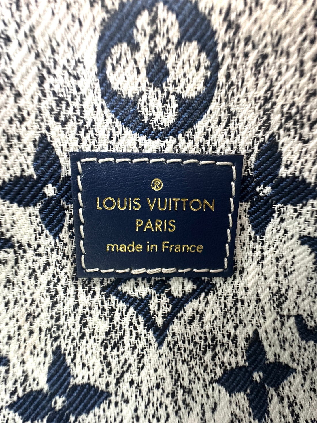 Louis Vuitton Nano Speedy Blue Monogram Jacquard Denim Handle Bag IRIS009