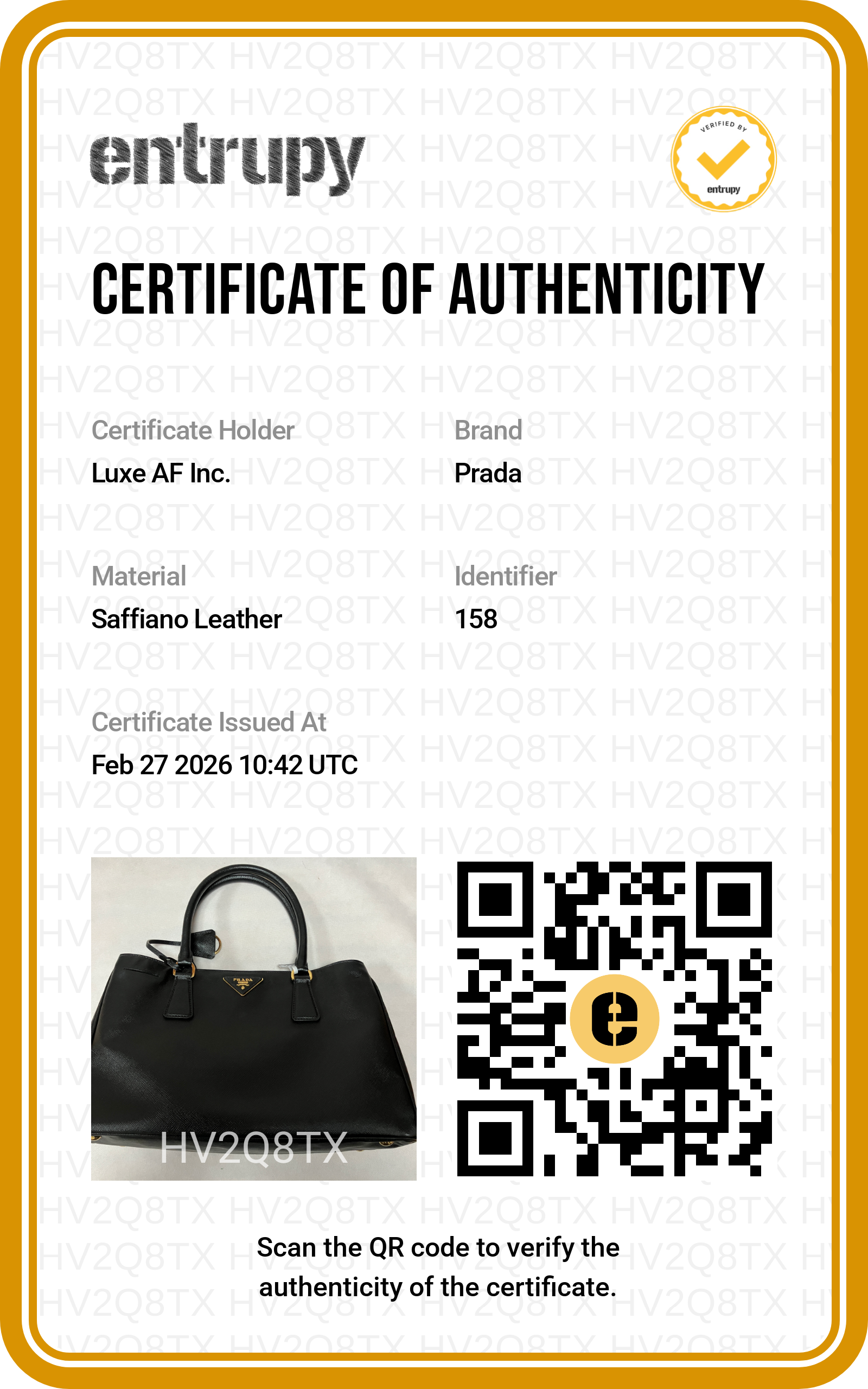 Prada Galleria Black Saffiano Handle Bag PR185