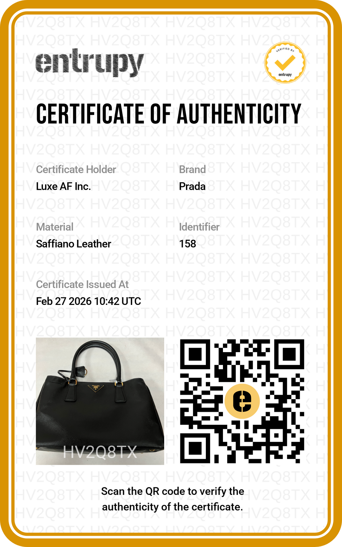 Prada Galleria Black Saffiano Handle Bag PR185