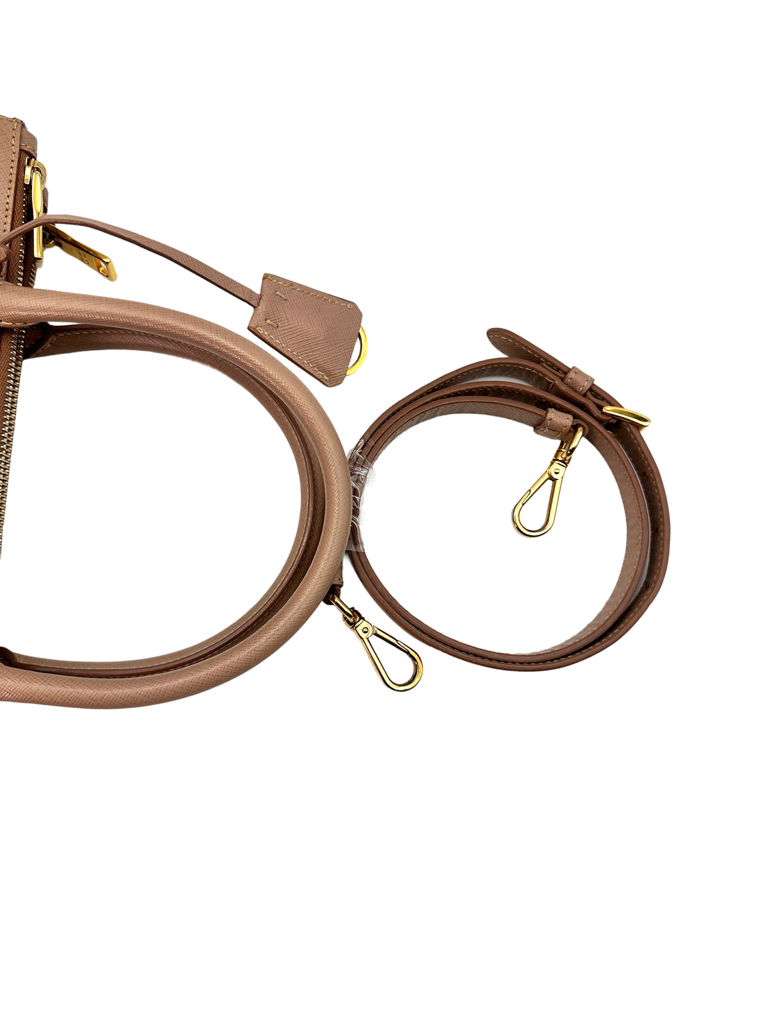 Prada Galleria Beige Saffiano Handle Bag PR186