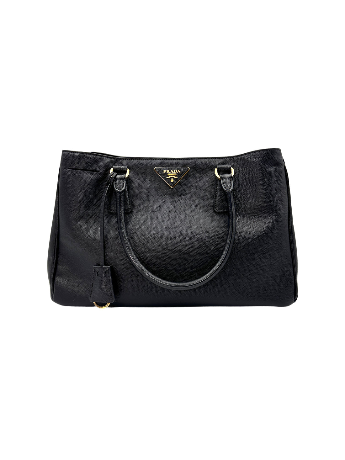 Prada Galleria Black Saffiano Handle Bag PR185