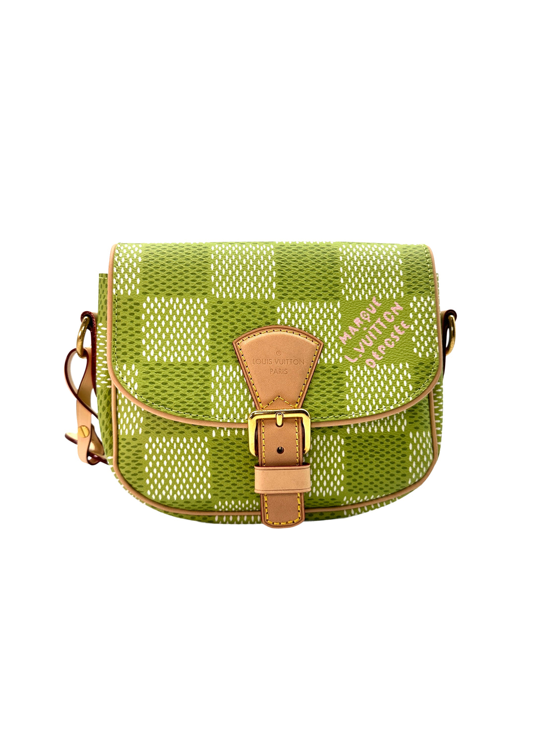 Louis Vuitton x Tyler Montsouris Green Damier Golf Messenger Bag IRIS010