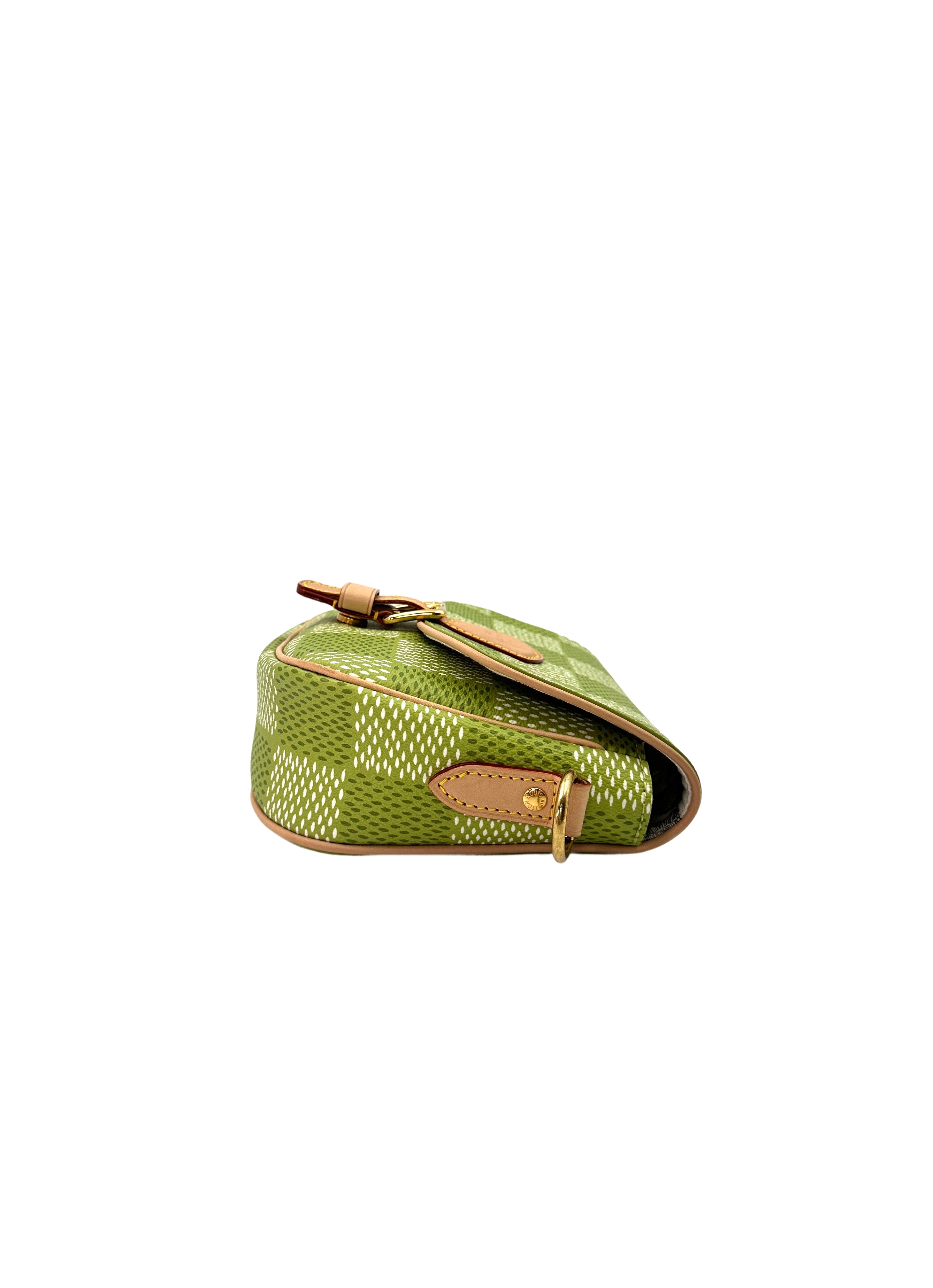 Louis Vuitton x Tyler Montsouris Green Damier Golf Messenger Bag IRIS010