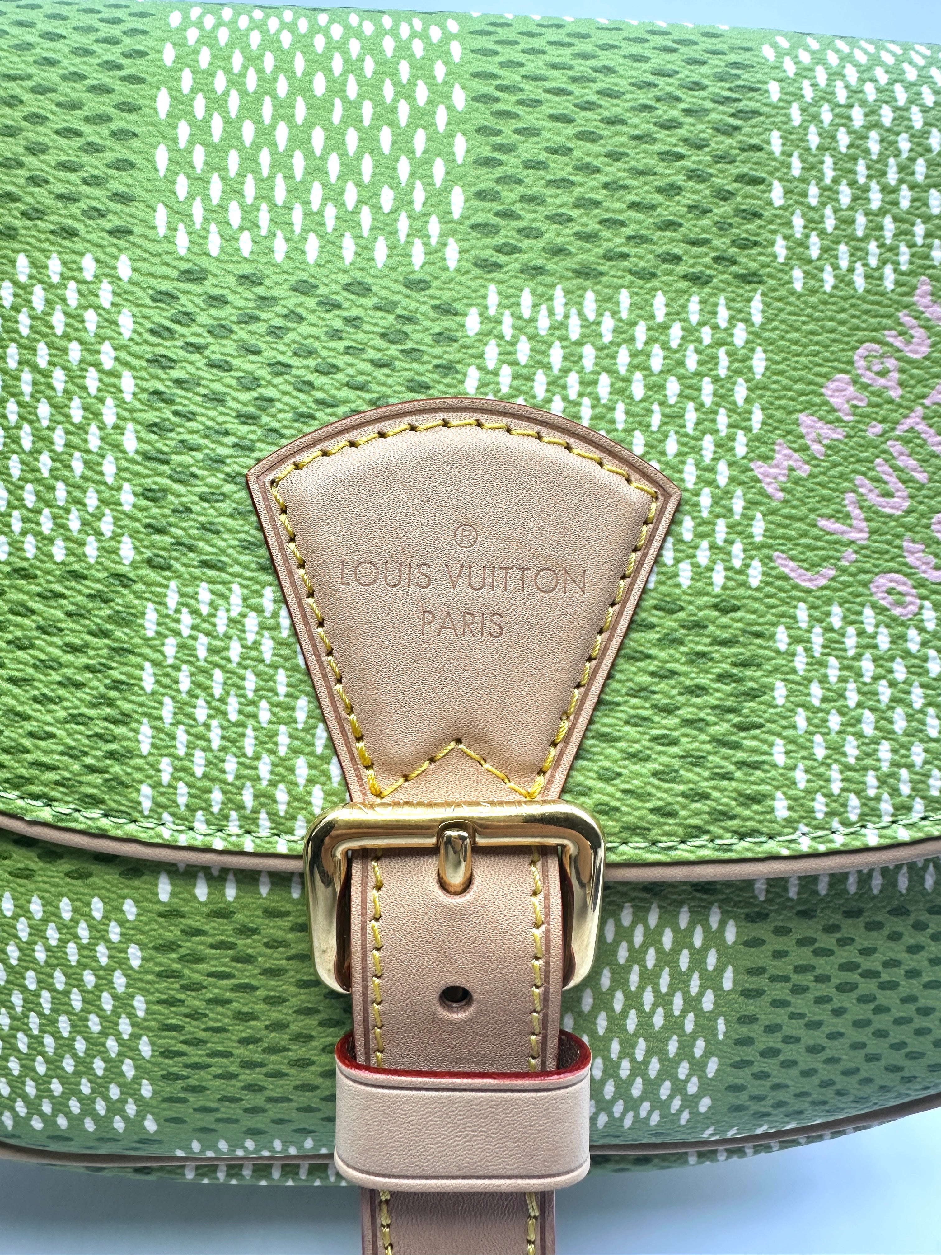 Louis Vuitton x Tyler Montsouris Green Damier Golf Messenger Bag IRIS010