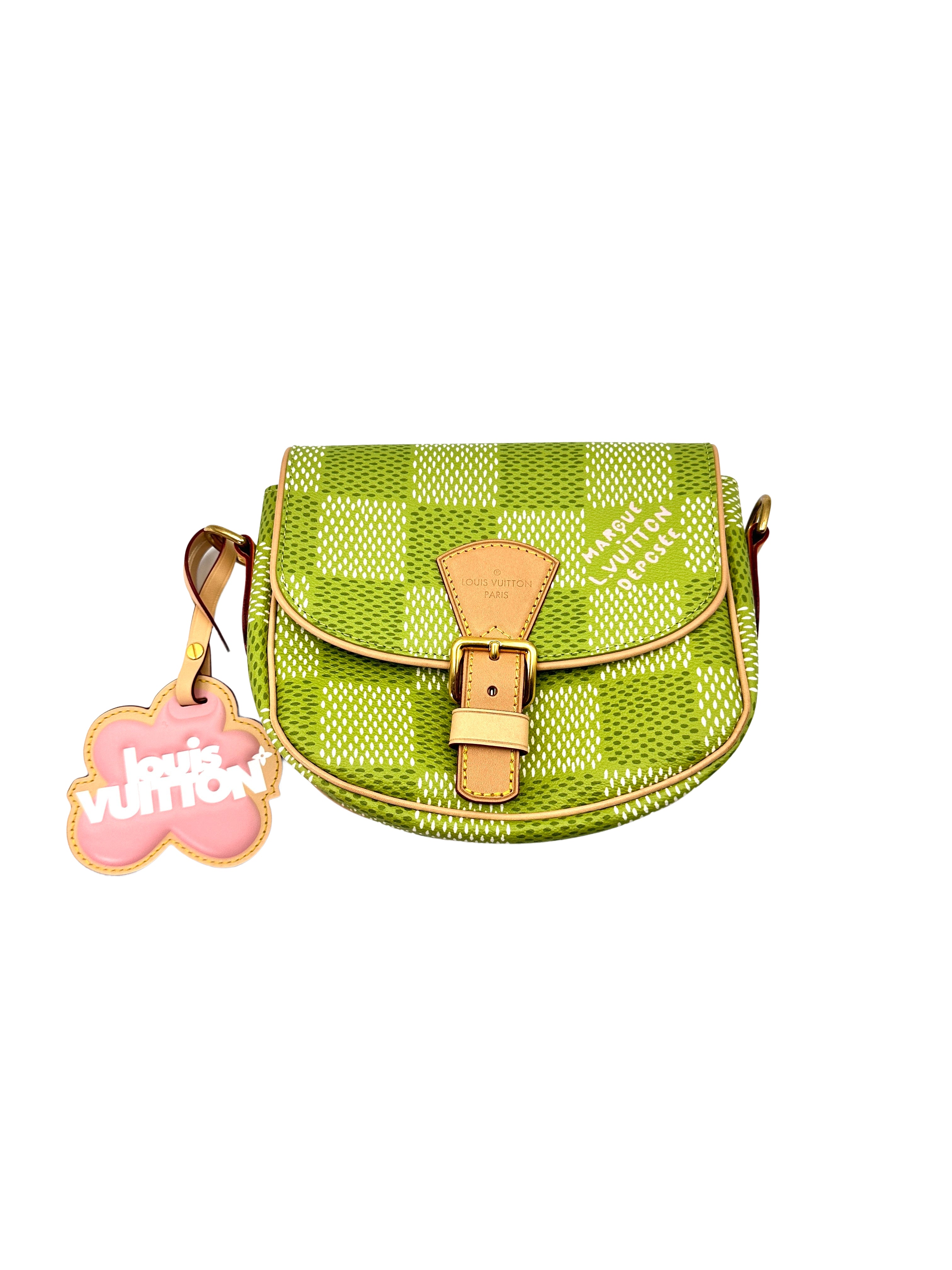 Louis Vuitton x Tyler Montsouris Green Damier Golf Messenger Bag IRIS010