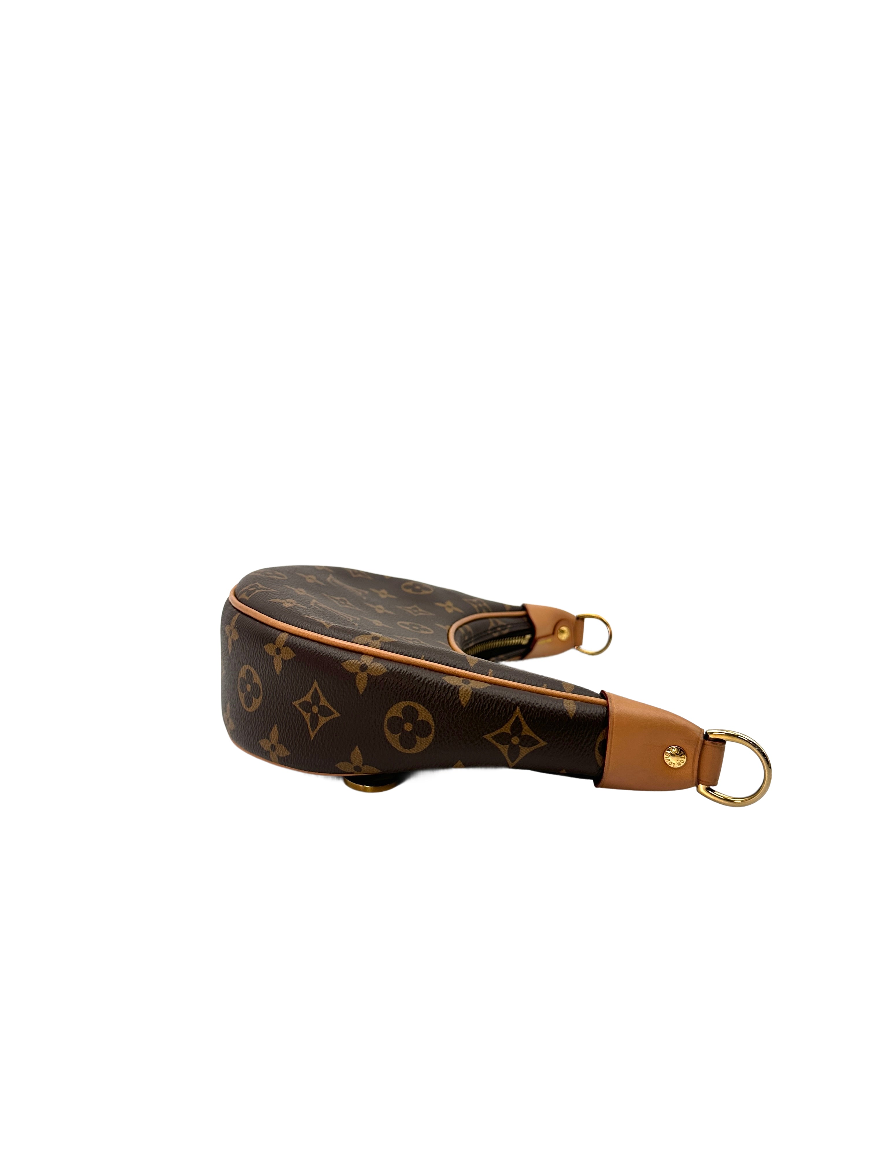 Louis Vuitton Loop Brown Monogram Leather Chain Shoulder Bag LV1932