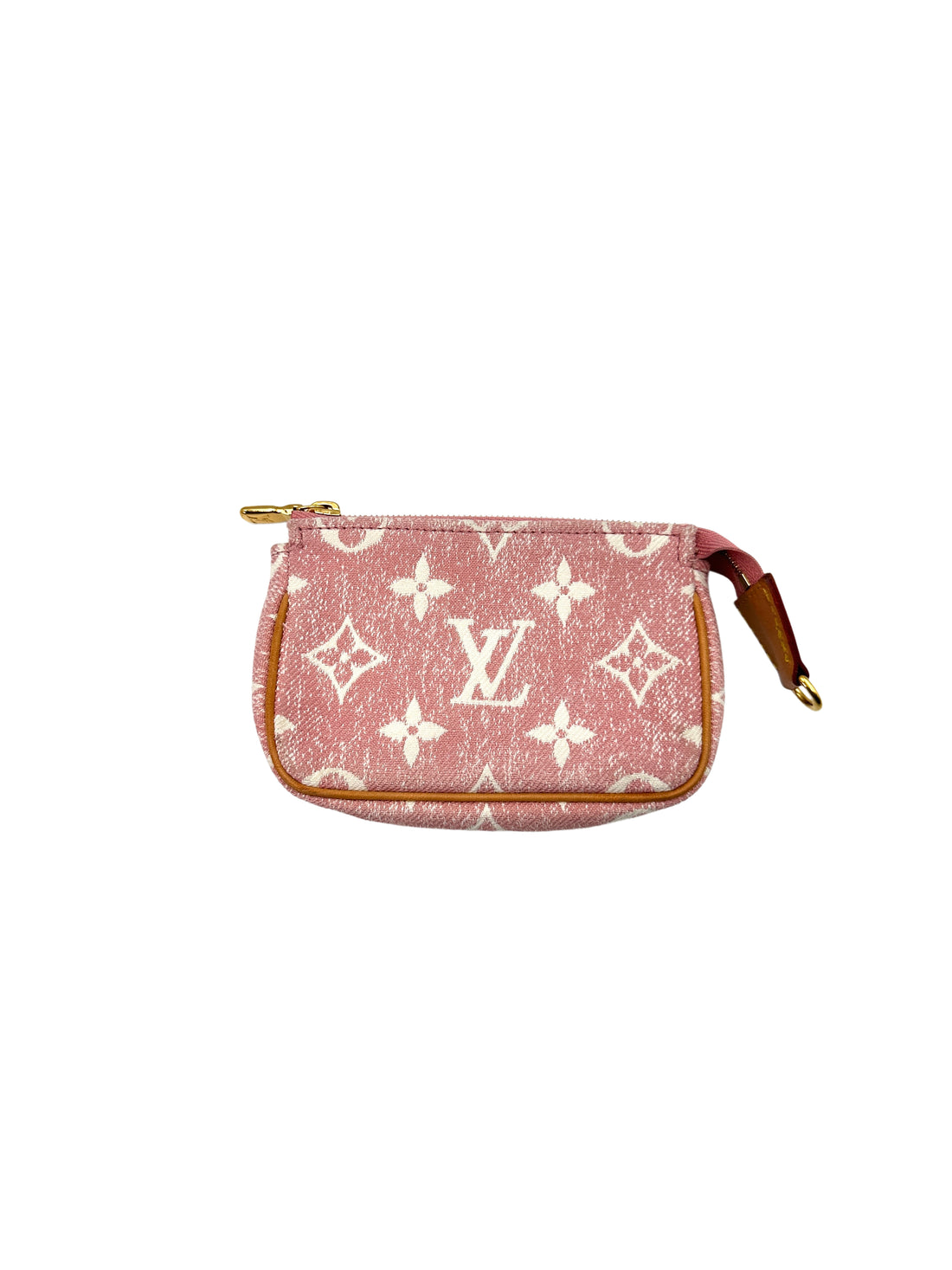 Louis Vuitton Pink Monogram Denim Micro Pochette Accessories LV1931