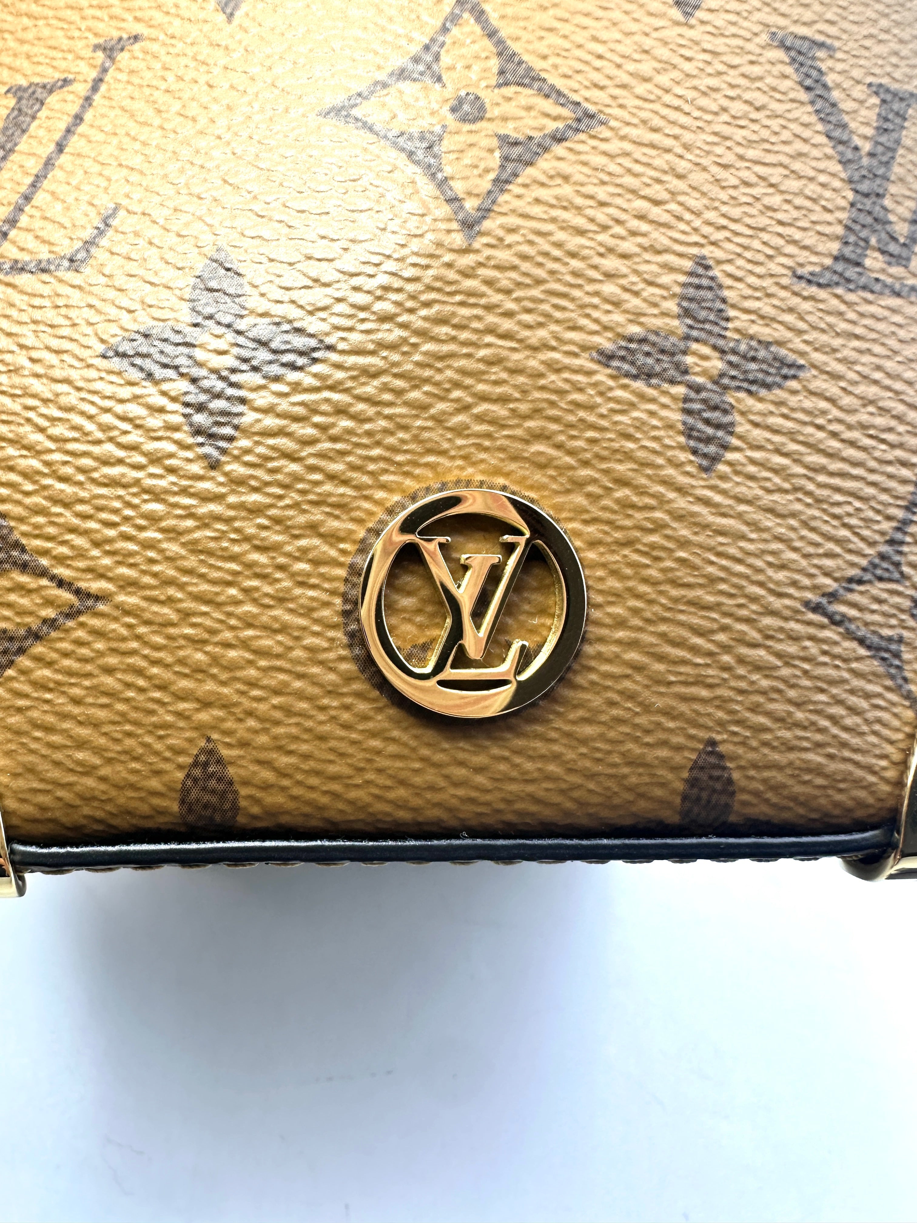 Louis Vuitton Noe Purse Brown Monogram Reverse Canvas Bucket Bag LV1935