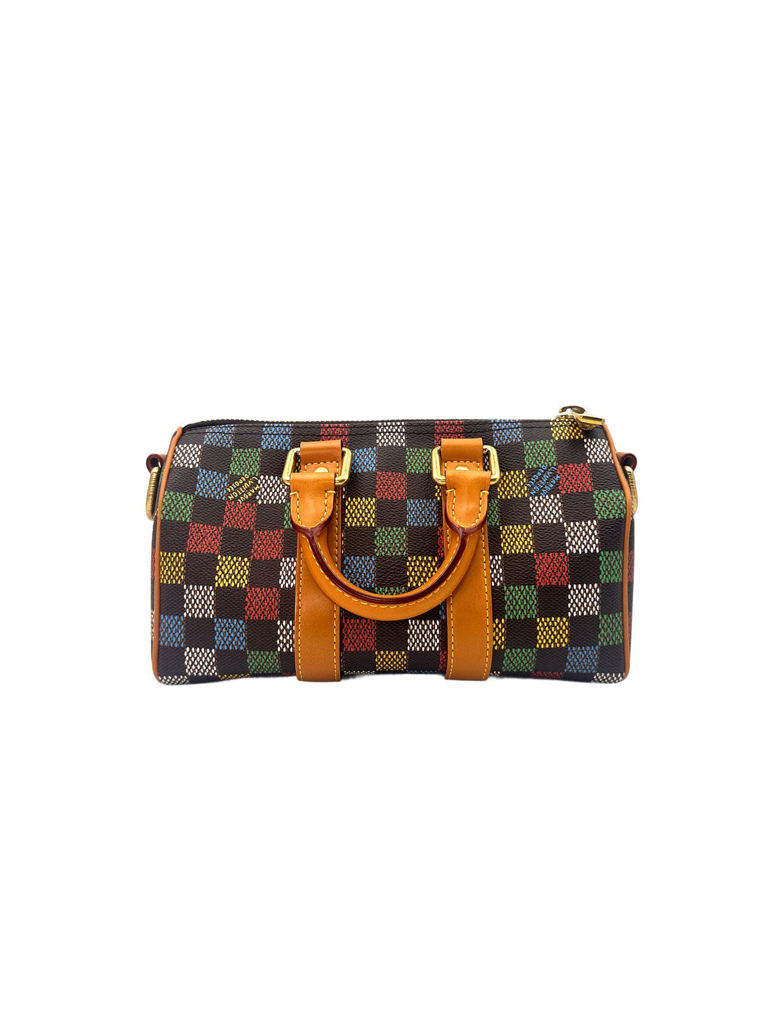 Louis Vuitton Keepall 25 Multicolor Damier Ebene Handle Bag LV1940