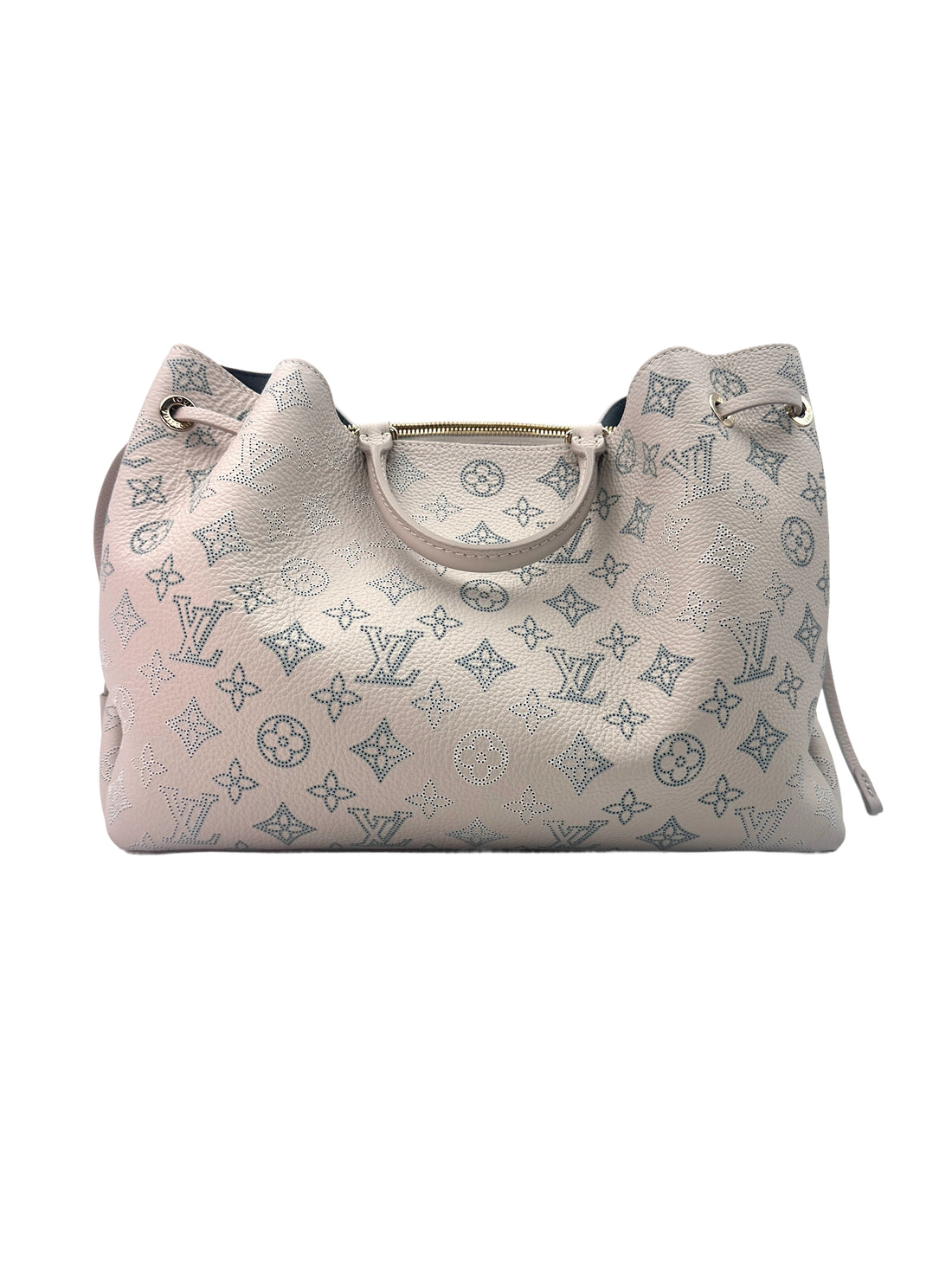 Louis Vuitton Mahina Bella Blue Nuage Perforated Calfskin Handle Bag LV1942