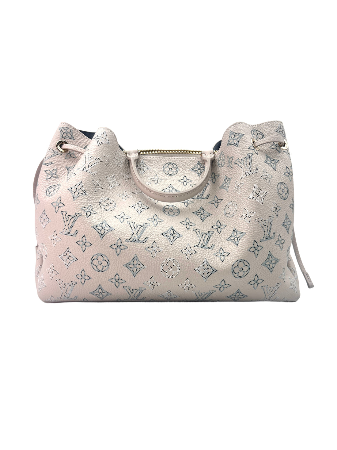 Louis Vuitton Mahina Bella Blue Nuage Perforated Calfskin Handle Bag LV1942