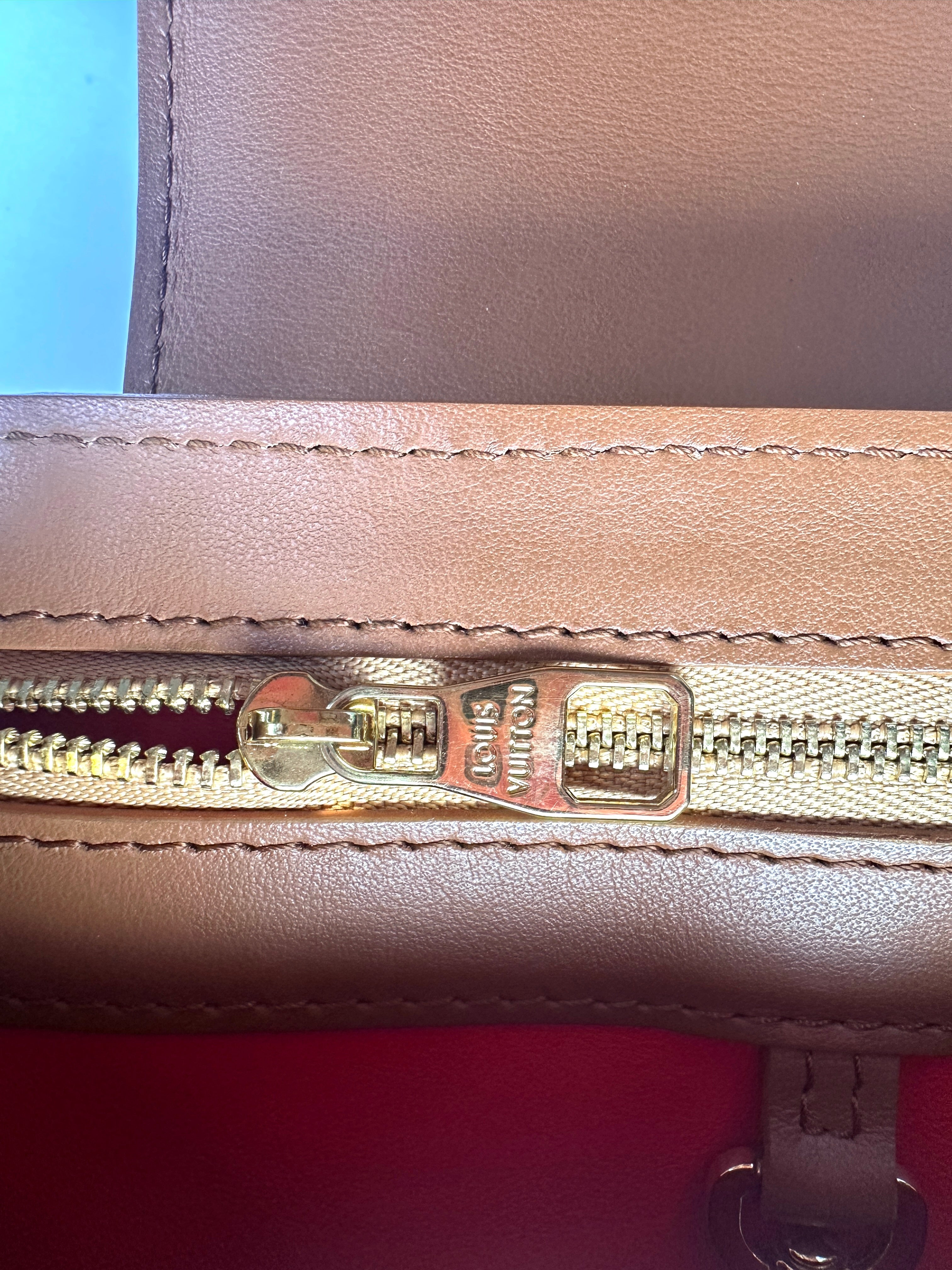 Louis Vuitton Capucines Pink Giant Monogram Embroidered Canvas Leather Bag With Braided Handle Bag LV1943