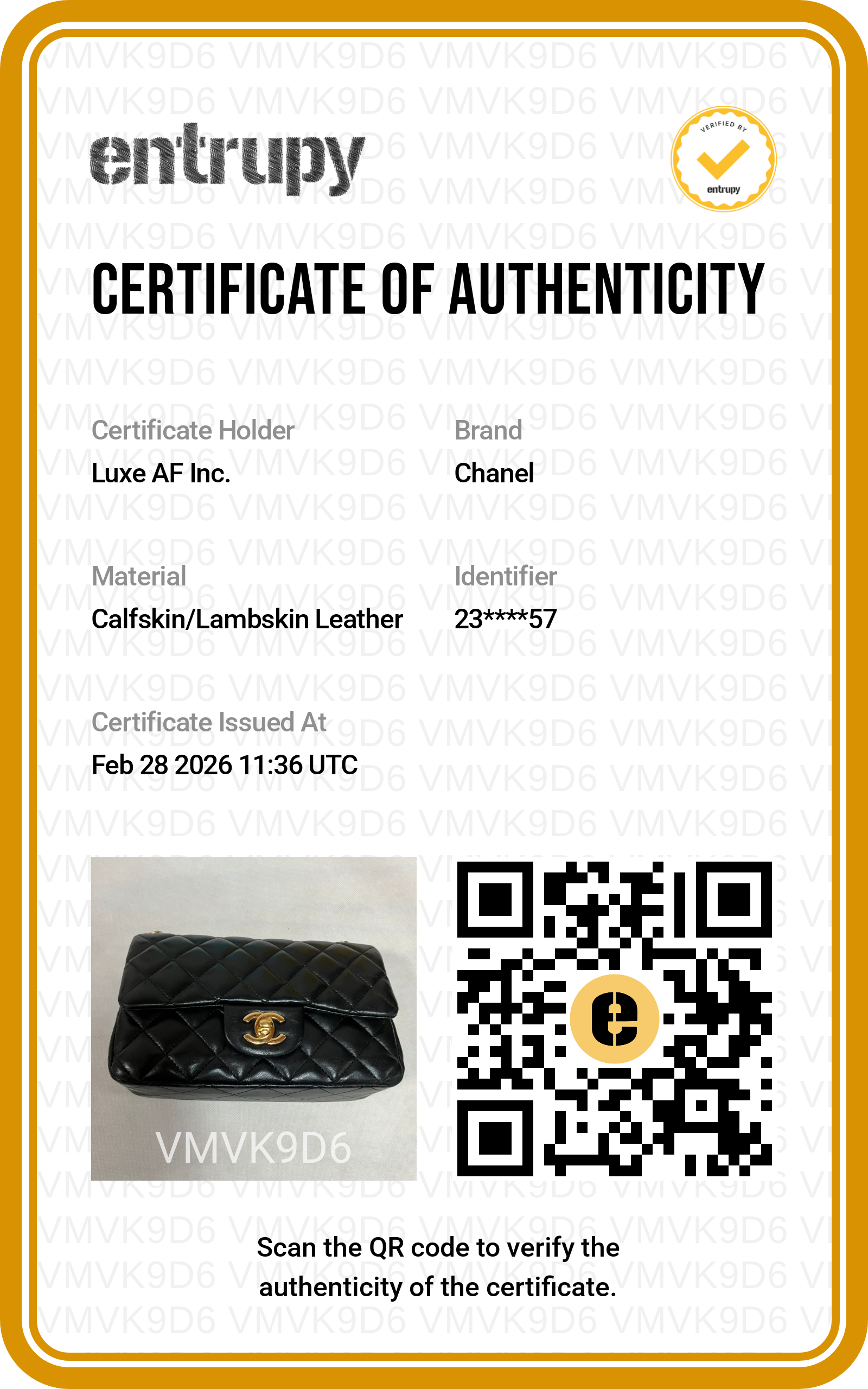 Chanel Classic Flap Black Quilted Lambskin Flap Bag With Gold Buckle(23***57) CC1491