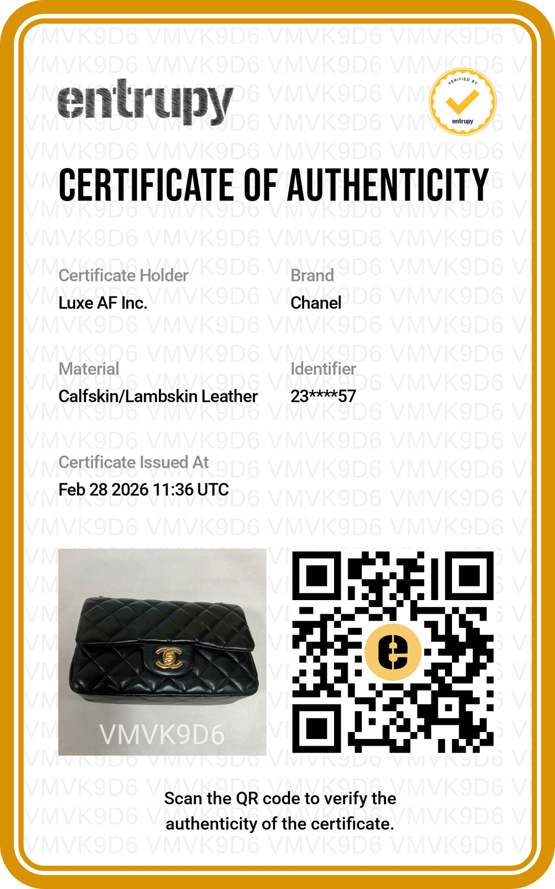 Chanel Classic Flap Black Quilted Lambskin Flap Bag With Gold Buckle(23***57) CC1491