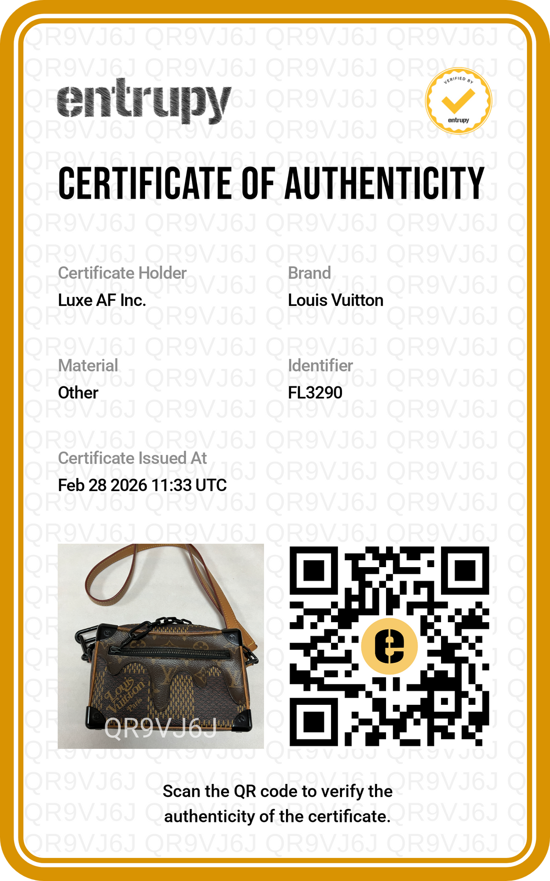 Louis Vuitton x Nigo Damier Ebene Soft Trunk LV1946