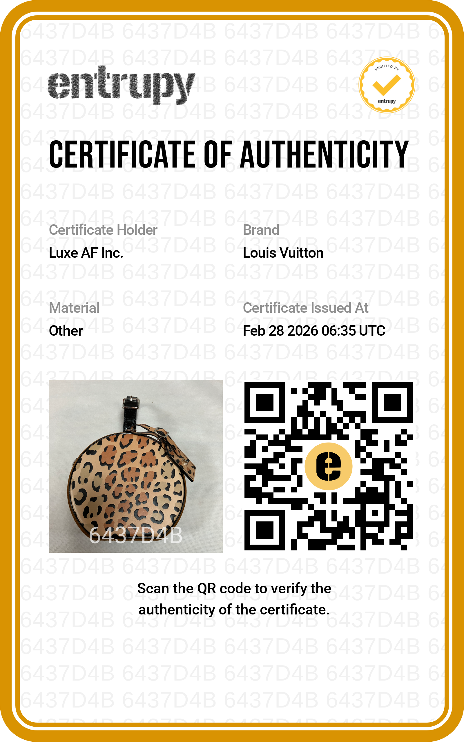Louis Vuitton Petite Boite Chapeau Reverse Monogram Canvas And Leopard Print Handle Bag IRIS013
